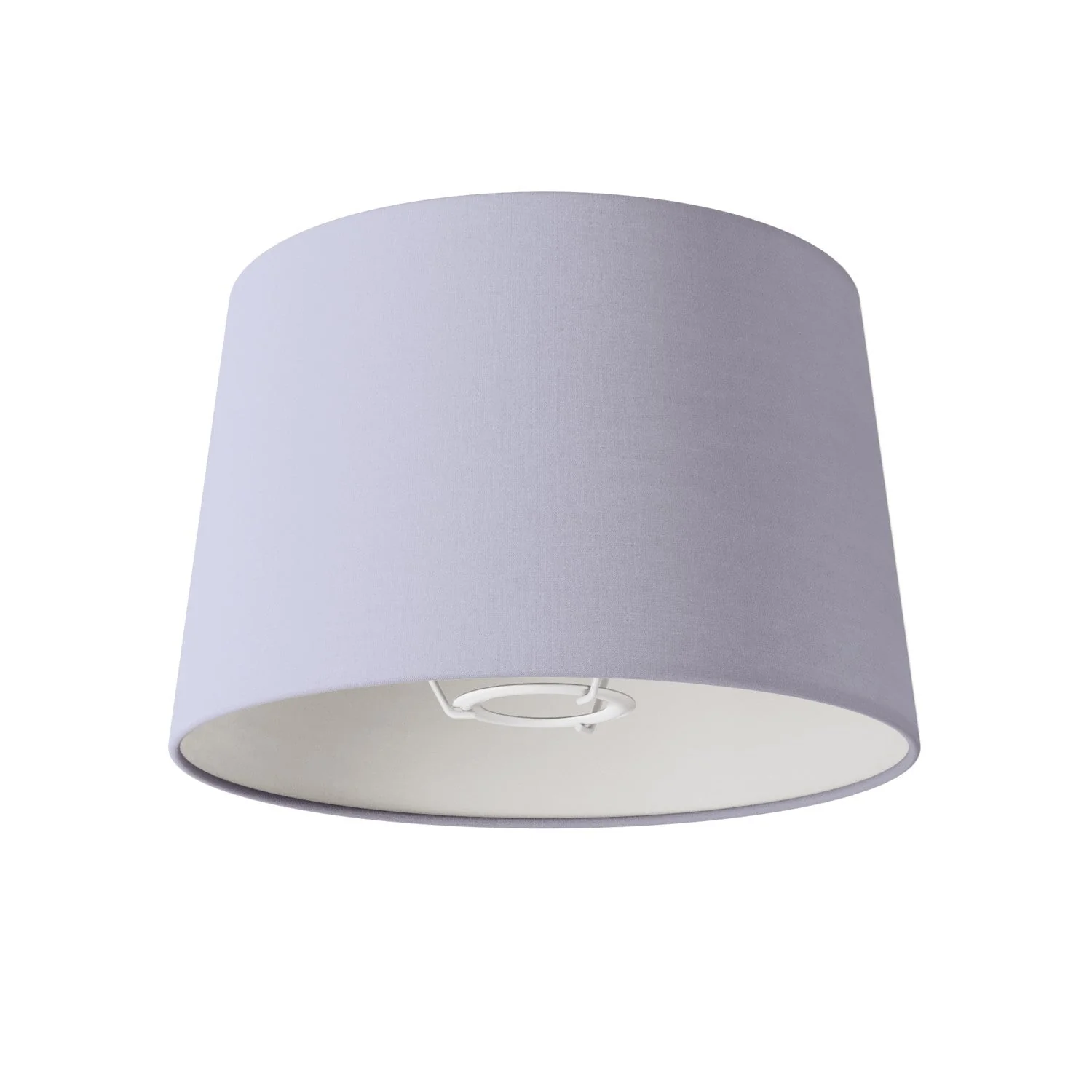 Athena Lampshade with E27 fitting for table or floor lamp - Made in Italy - Lilac Cottonette