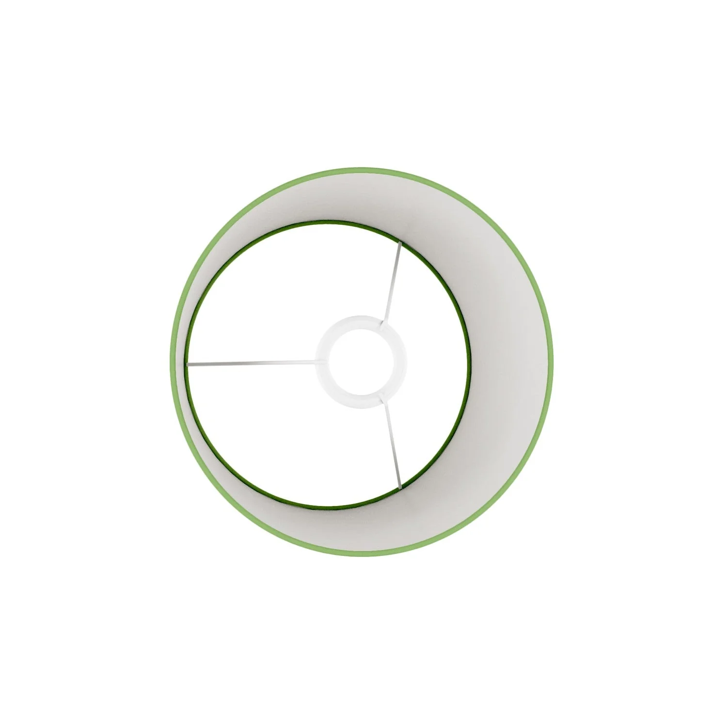 Athena Lampshade with E27 fitting for table or floor lamp - Made in Italy - Pistachio Green Cinette - Image 3