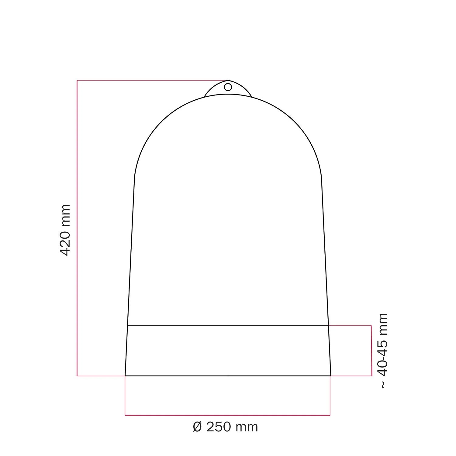 XL Bell Lampshade in two-tone ceramic White and Yellow, Materia collection - Made in Italy - Image 4