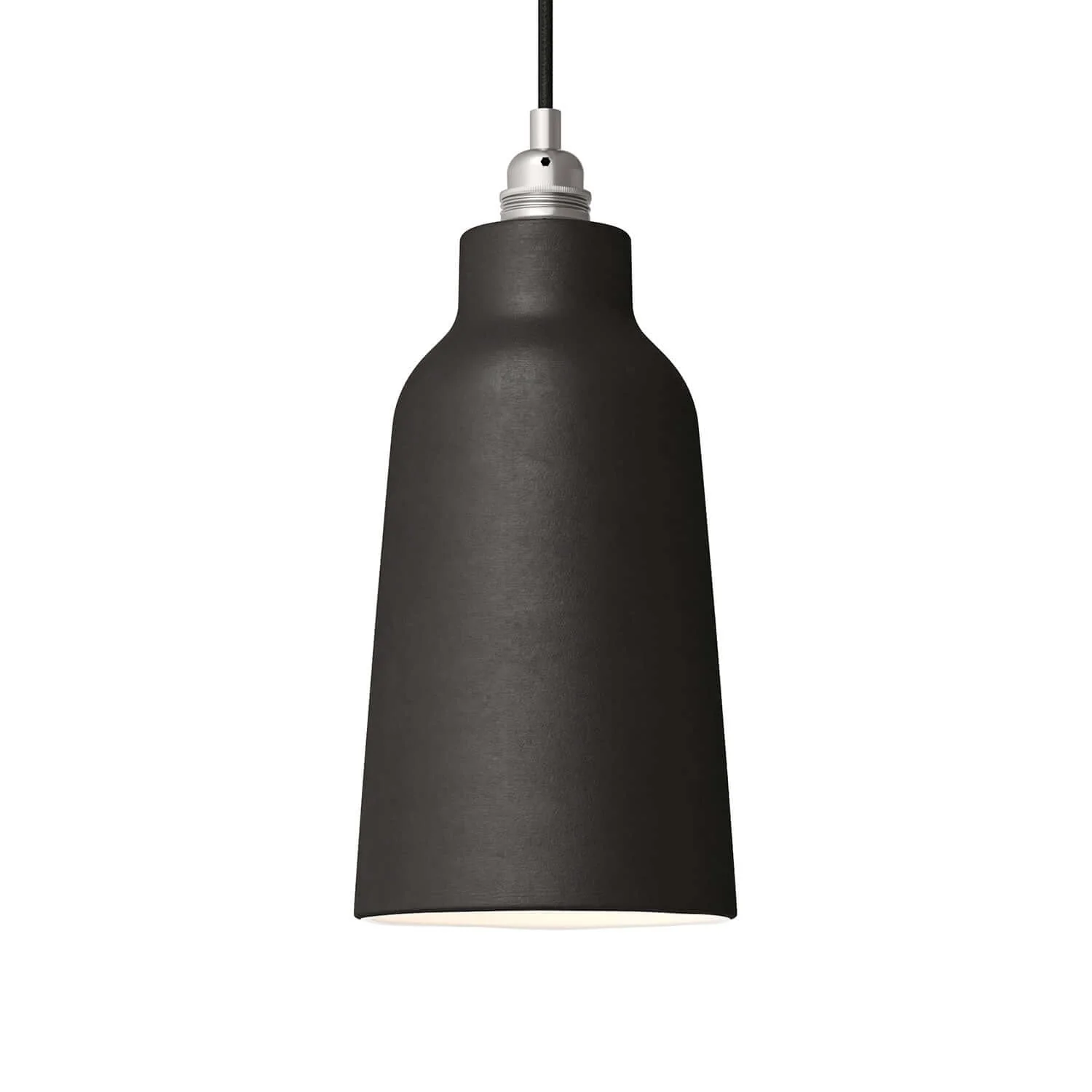 Lampshade Bottiglia in ceramic, Materia collection - Made in Italy - Slate