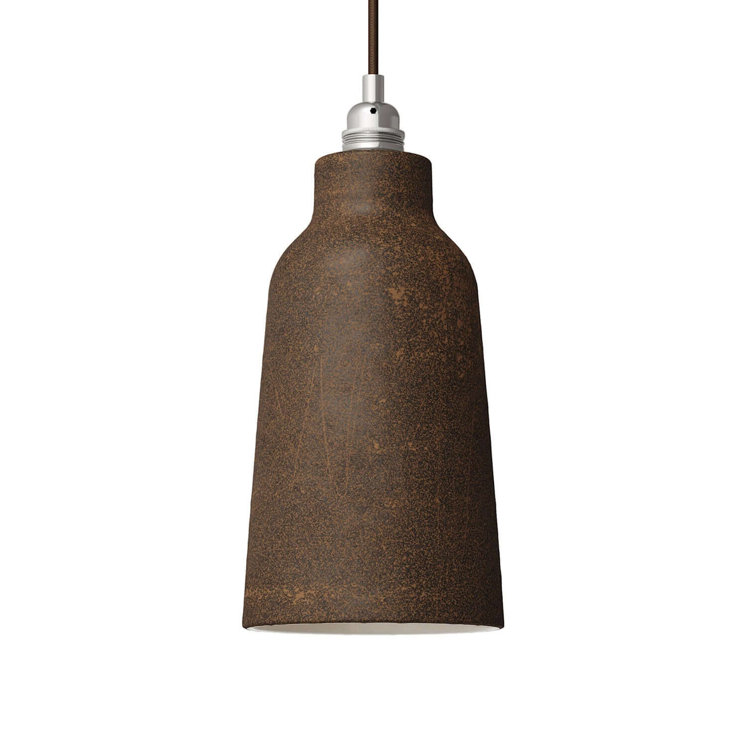 Bottiglia ceramic lampshade, Materia collection - Made in Italy - Corten effect