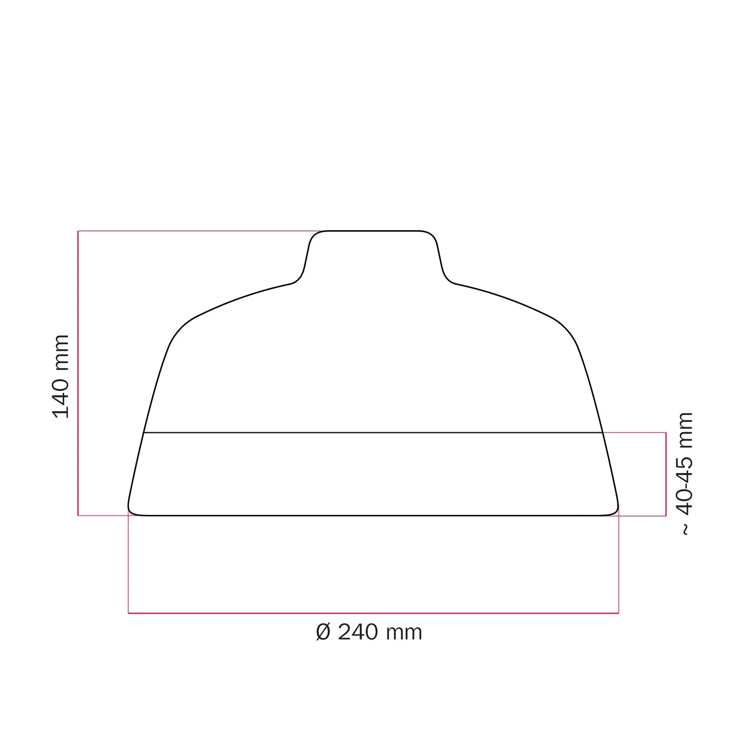 Bicolour Cup Lampshade in White and Yellow ceramic, Materia collection - Made in Italy - Image 5