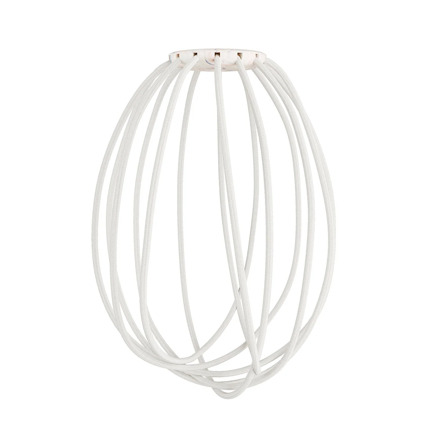 Cablò multicolour lampshade 100 cm and white cables