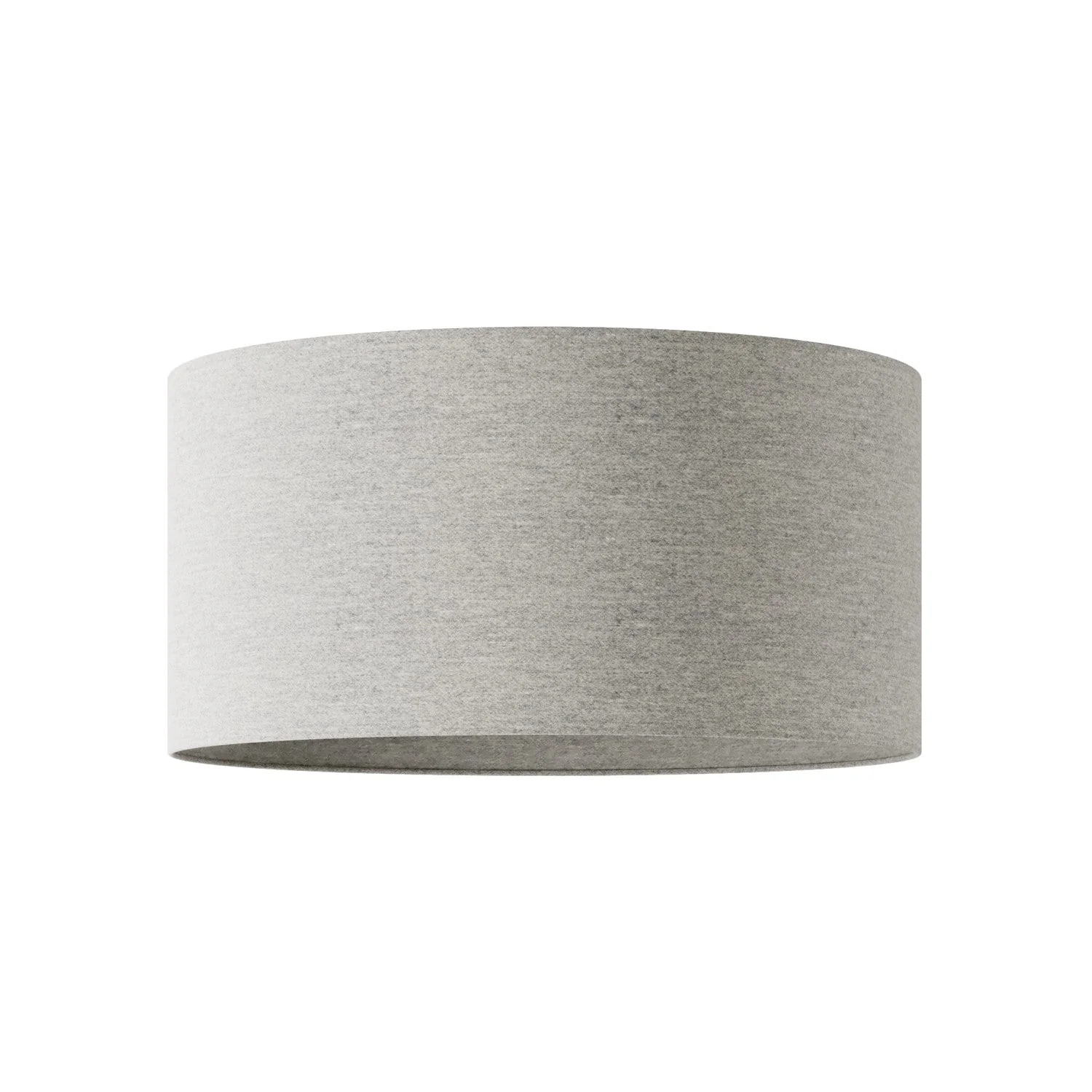 Cilindro XL fabric lampshade with E27 fitting - Made in Italy - Light Gray Wool