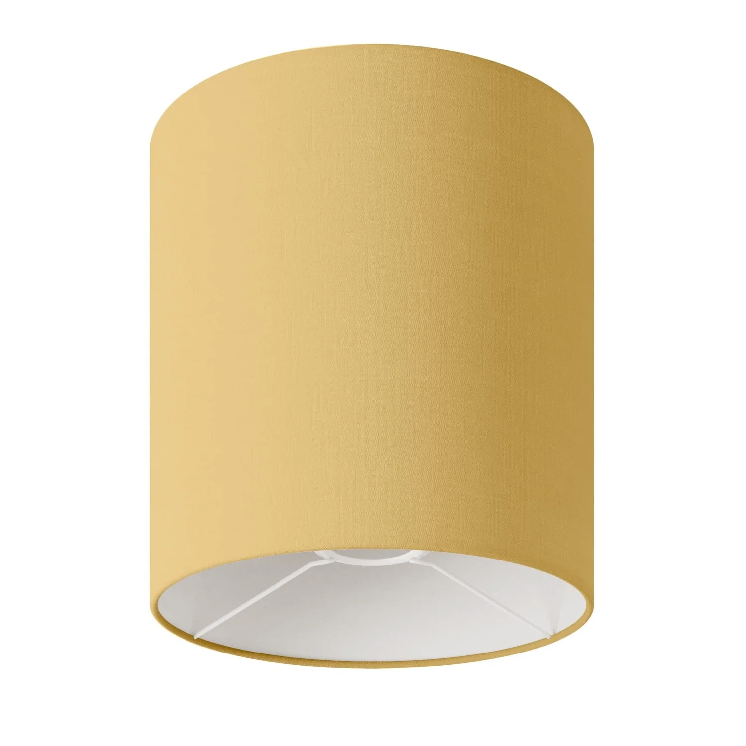 Cylinder Lampshade M in fabric with E27 fitting - Made in Italy - Arenal Gold