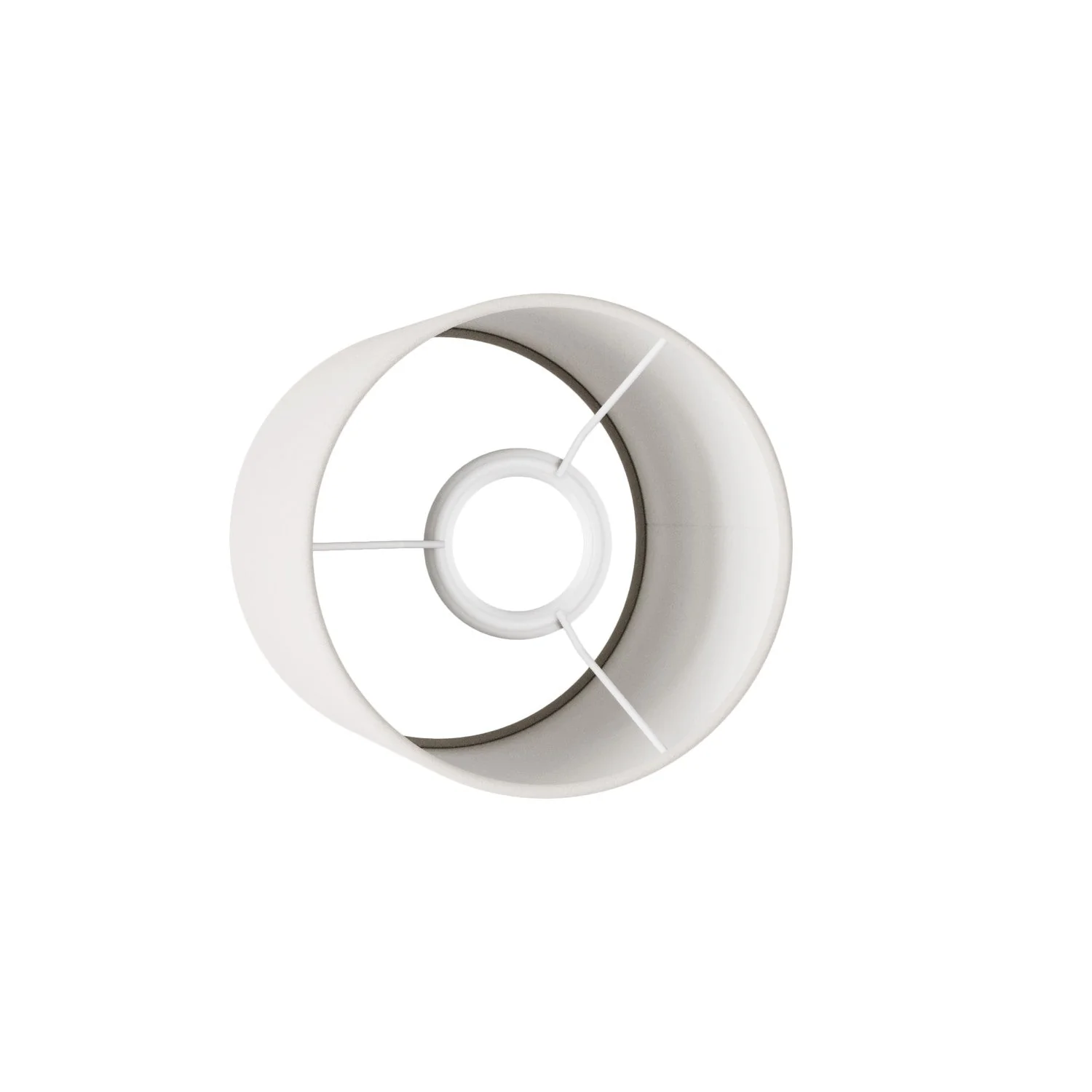 Cylinder Lampshade S in fabric with E27 fitting - Made in Italy - Arenal Sand - Image 3