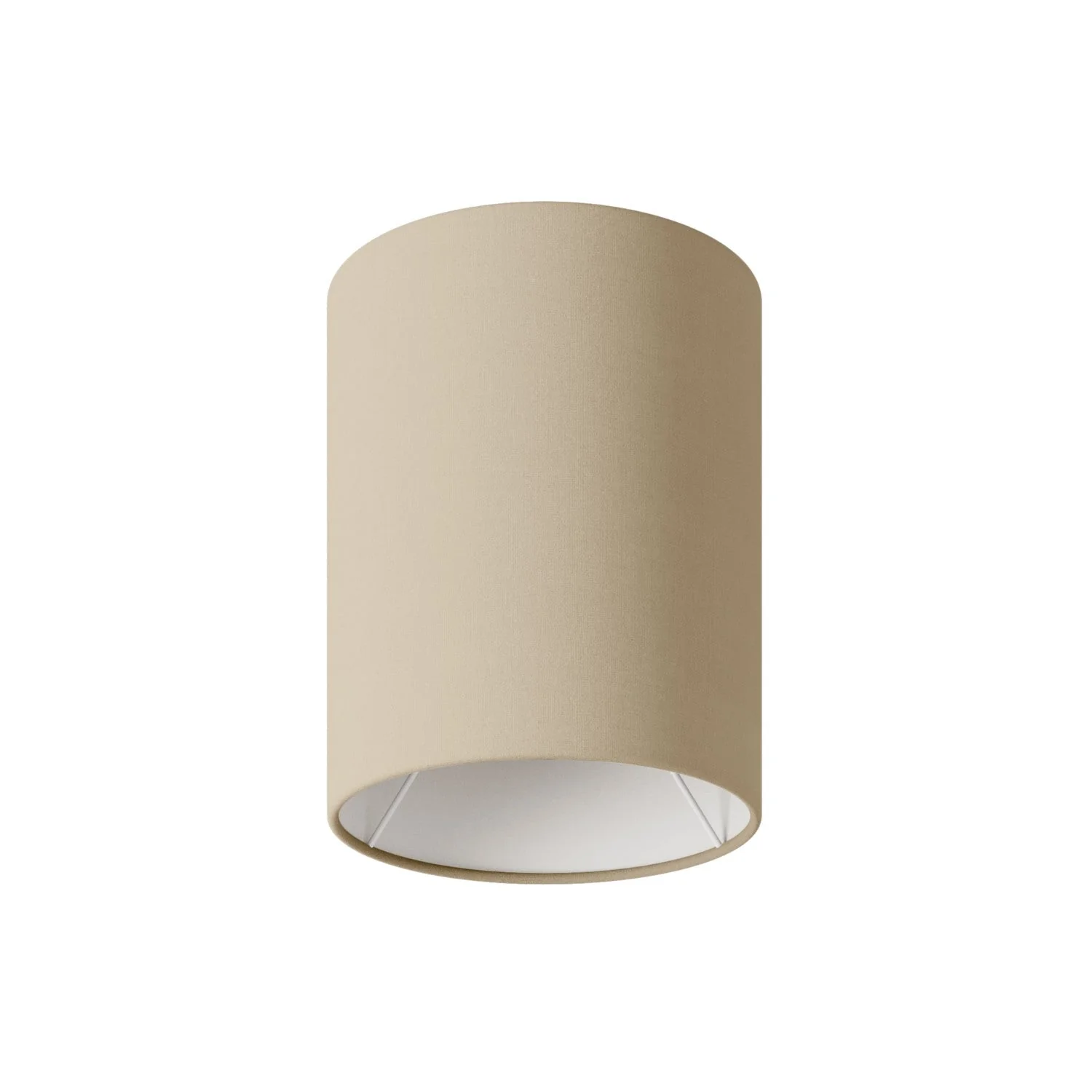 Cylindrical Lampshade S in fabric with E27 fitting - Made in Italy - Arenal Dove