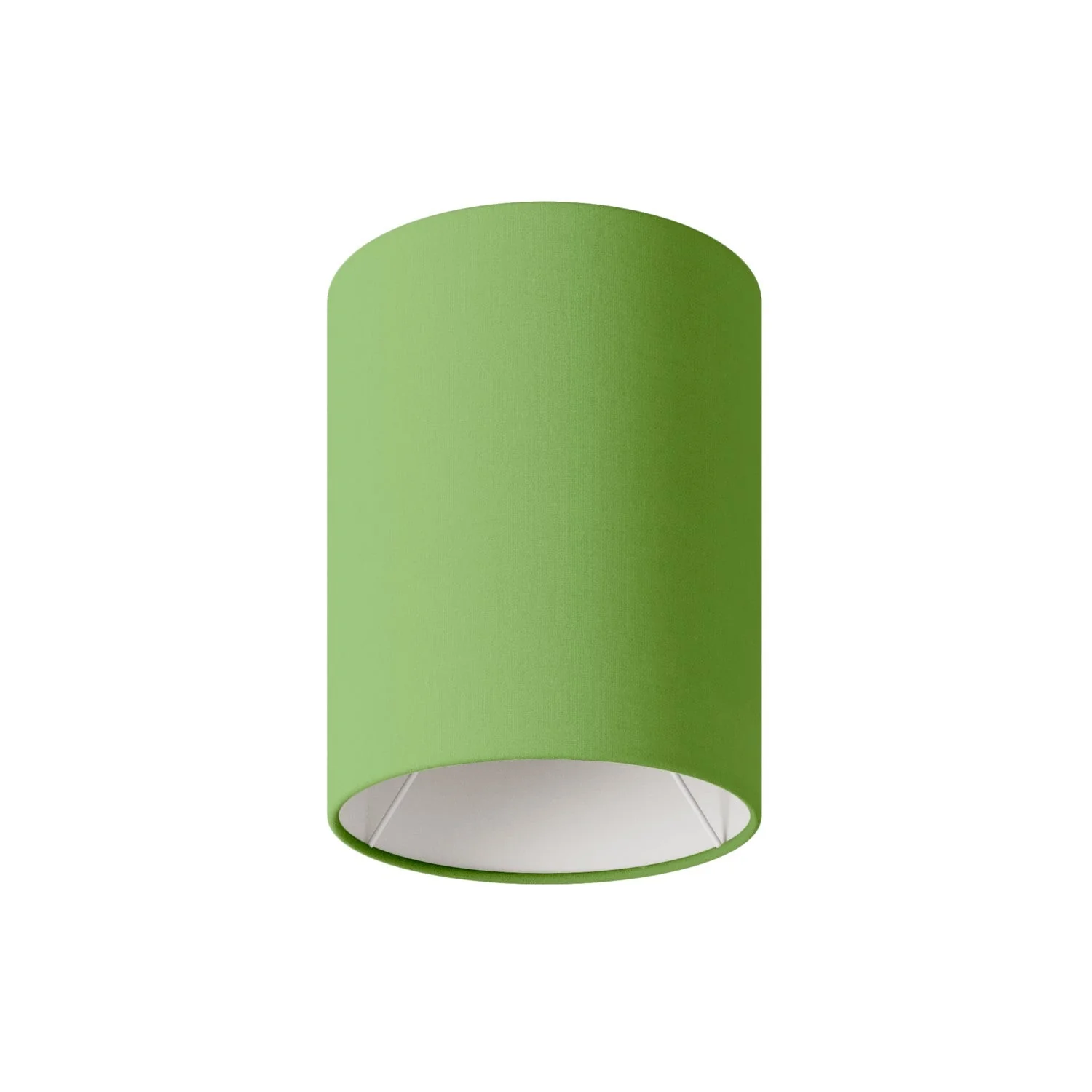 Cilindro S Lampshade in fabric with E27 fitting - Made in Italy - Cinette Pistachio Green