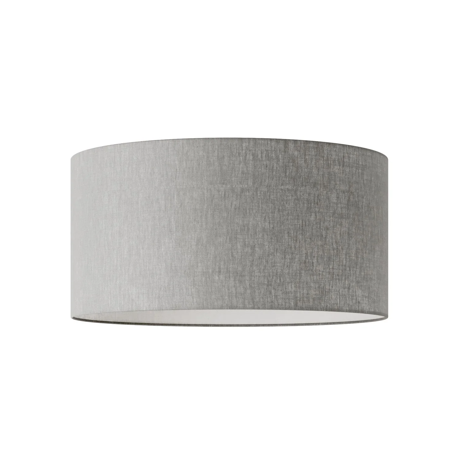XL Cylinder Lampshade in fabric with E27 fitting - Made in Italy - Camelot Gray