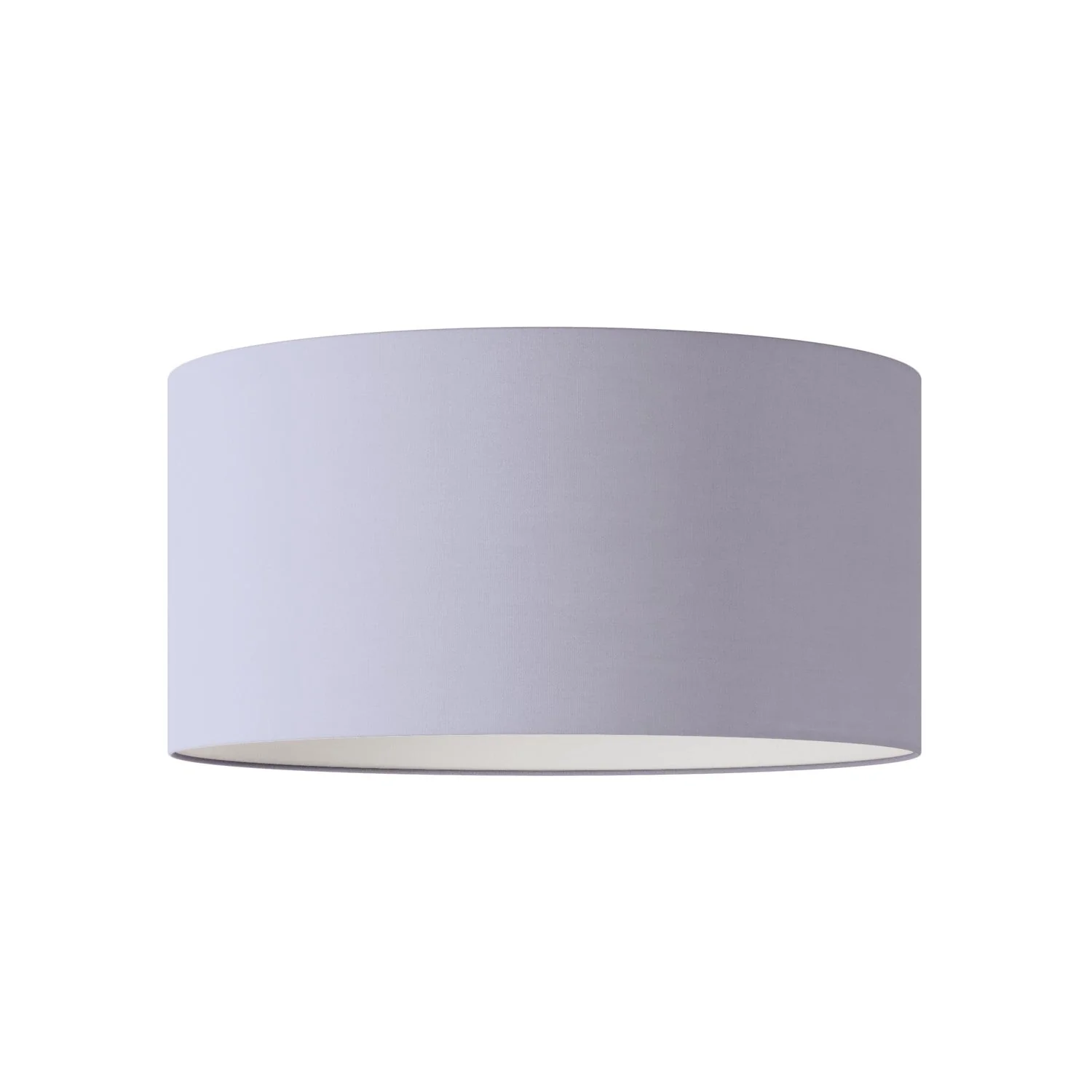 XL Cylinder Lampshade in fabric with E27 fitting - Made in Italy - Lilac Teletta