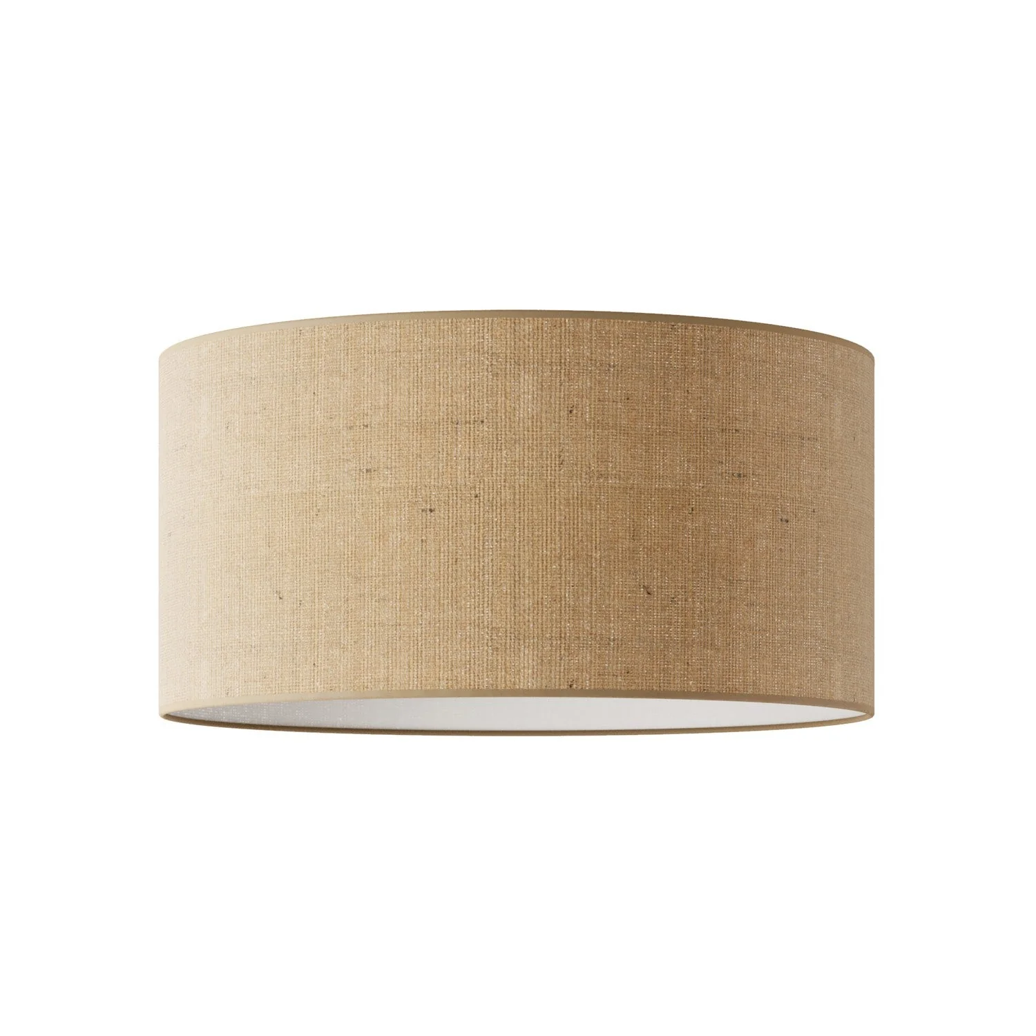 Cilindro XL fabric lampshade with E27 fitting - Made in Italy - Natural Jute