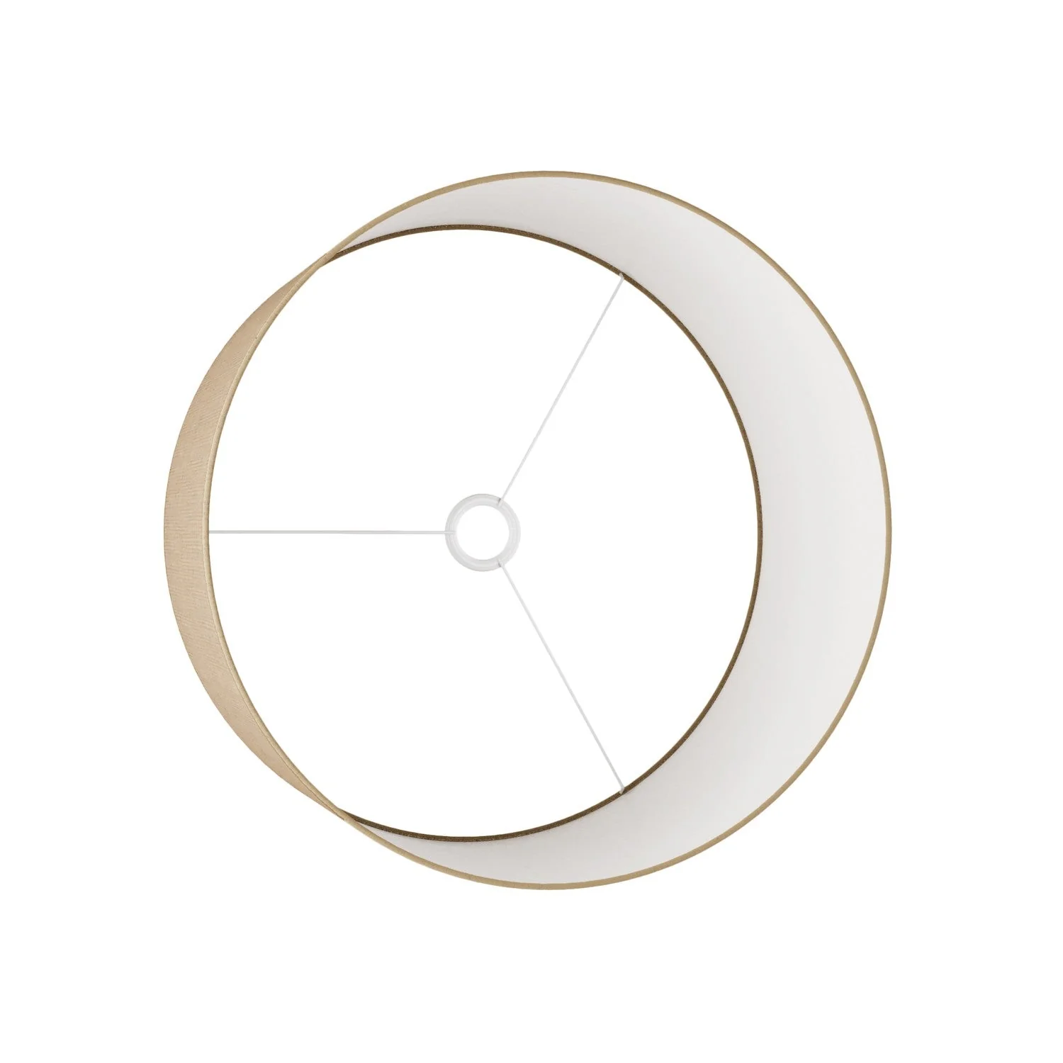 Cilindro XL fabric lampshade with E27 fitting - Made in Italy - Natural Jute - Image 3