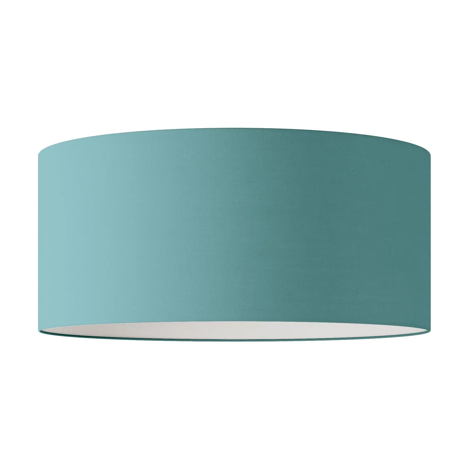 XXL Cylinder Lampshade in fabric with E27 fitting - Made in Italy - Doubtful Green Cotton