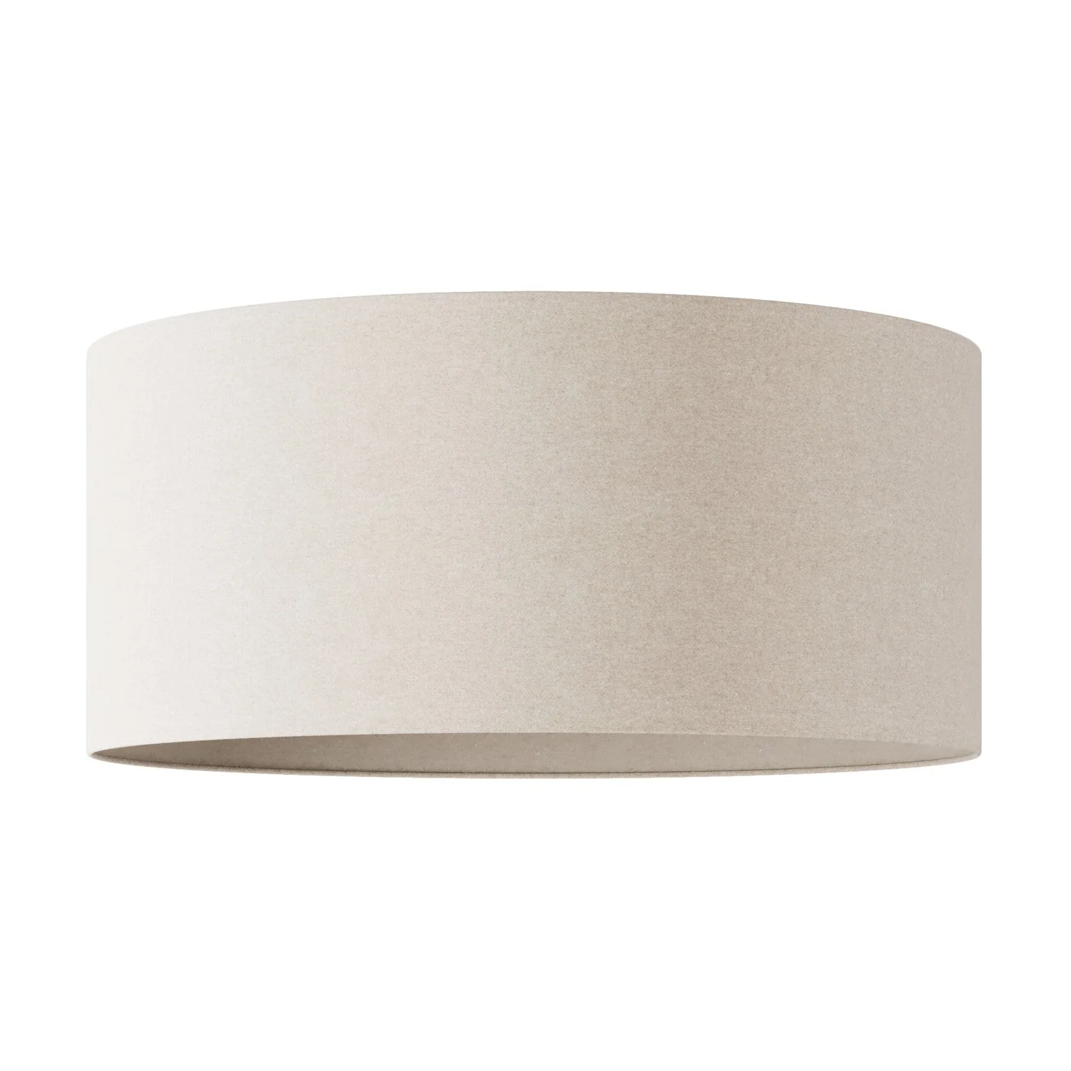 Lampshade Cylinder XXL in fabric with E27 fitting - Made in Italy - Sand Wool