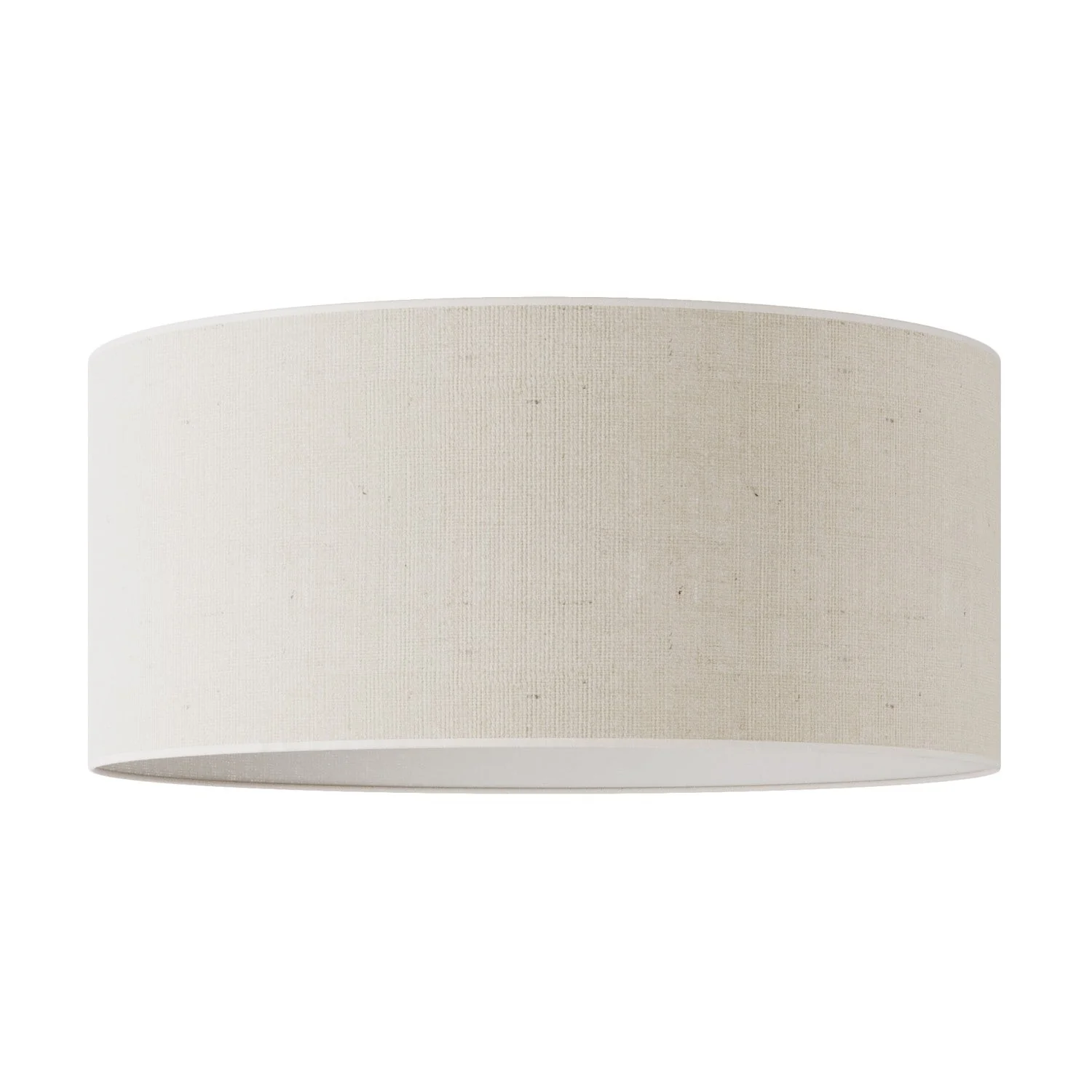 XXL Cylinder Lampshade in fabric with E27 fitting - Made in Italy - Light Jute