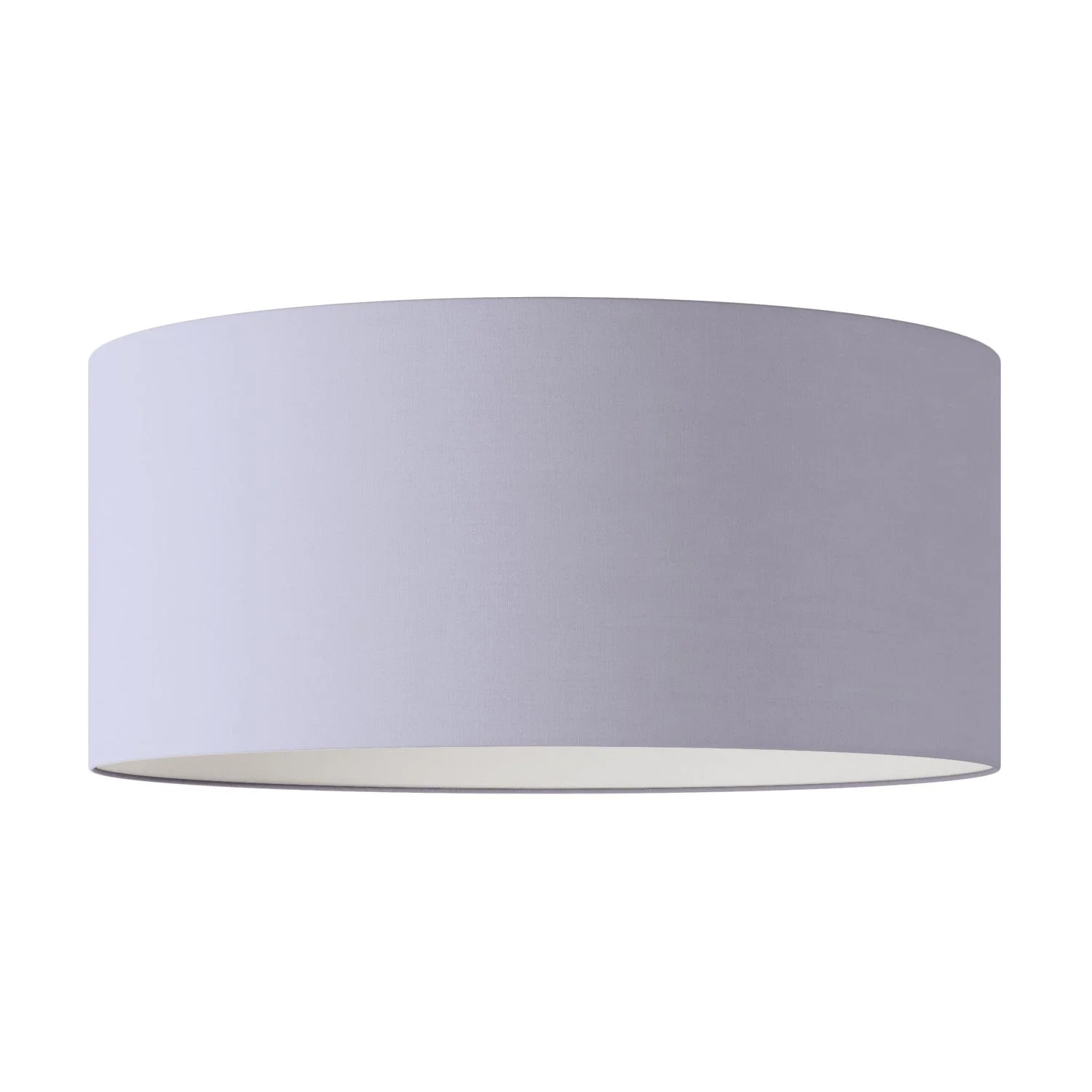 XXL Cylinder Lampshade in fabric with E27 socket - Made in Italy - Lilac Fabric