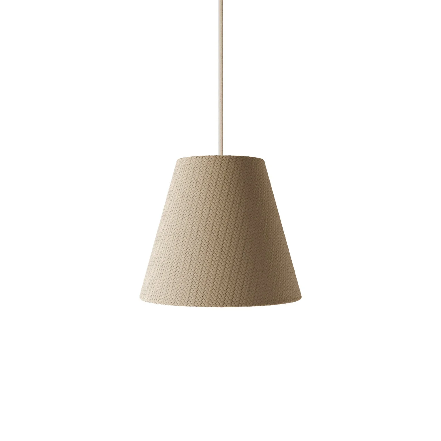 Impero outdoor lampshade in Bernice dove-grey PVC with E27 fitting - Made in Italy