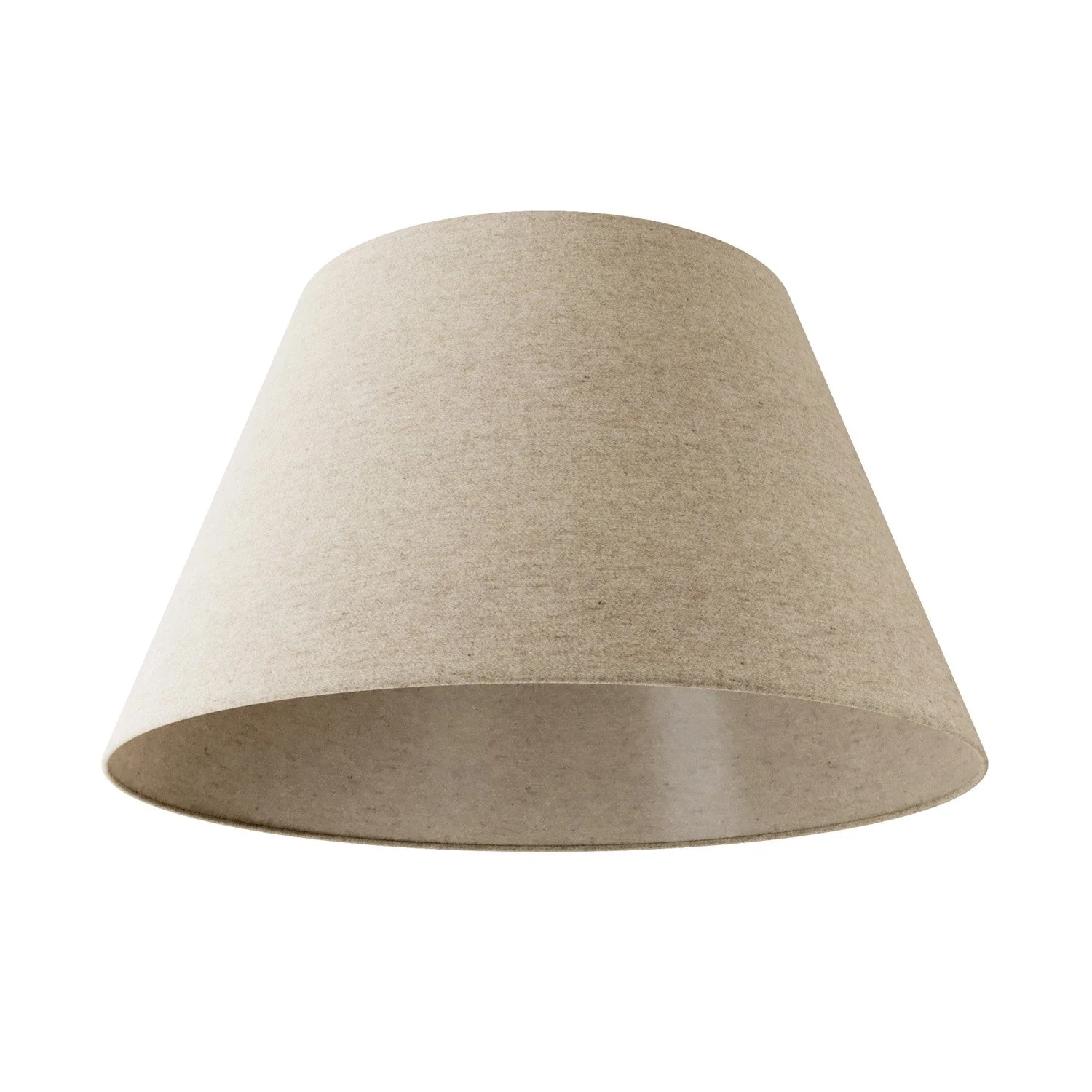 Lampshade Empire L for pendant with E27 fitting - Made in Italy - Beige Wool