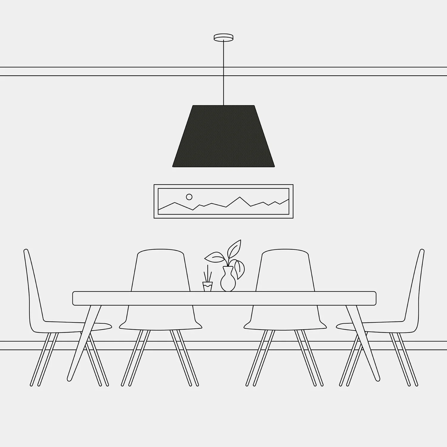 Impero L Lampshade for pendant with E27 fitting - Made in Italy - Black/Gold - Image 5