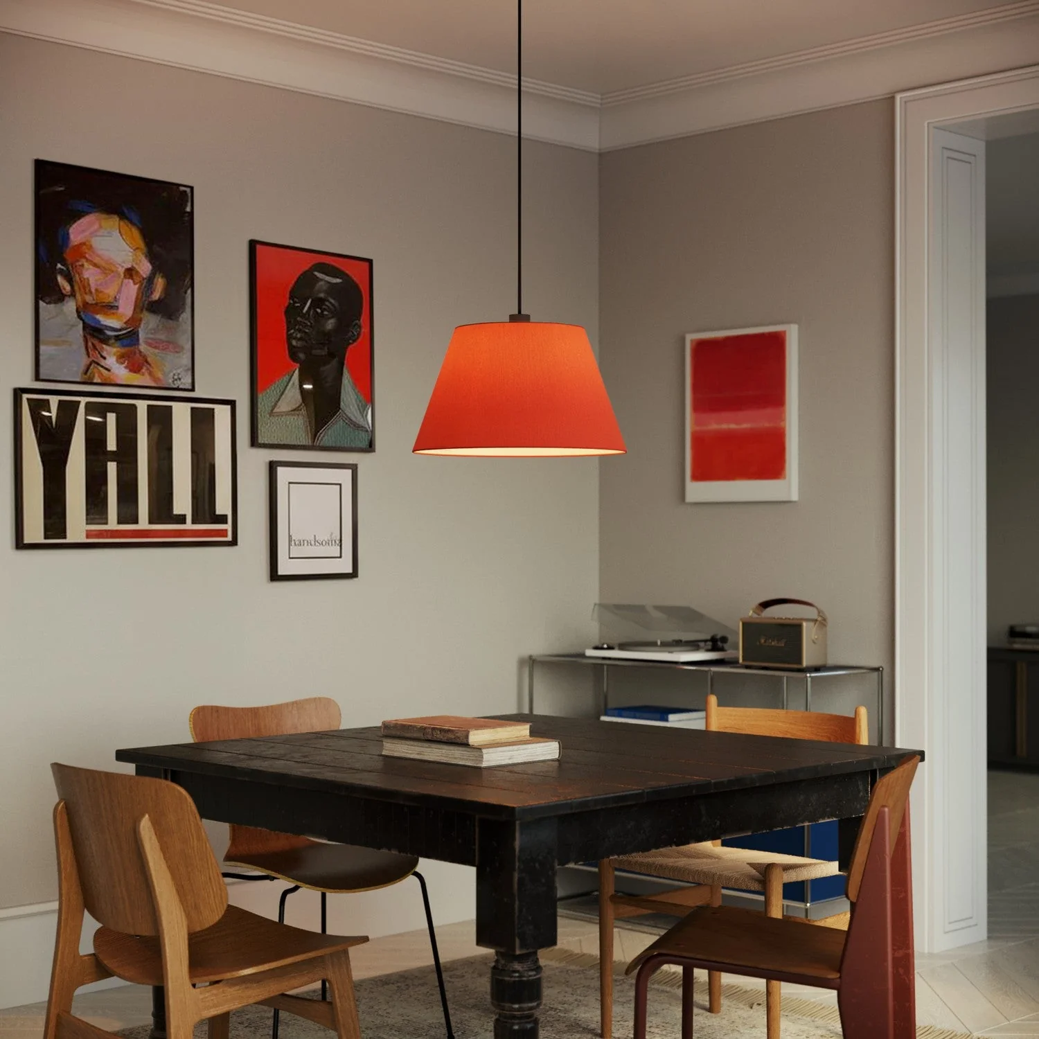 Impero L Lampshade for pendant light with E27 fitting - Made in Italy - Cinette Lobster - Image 2