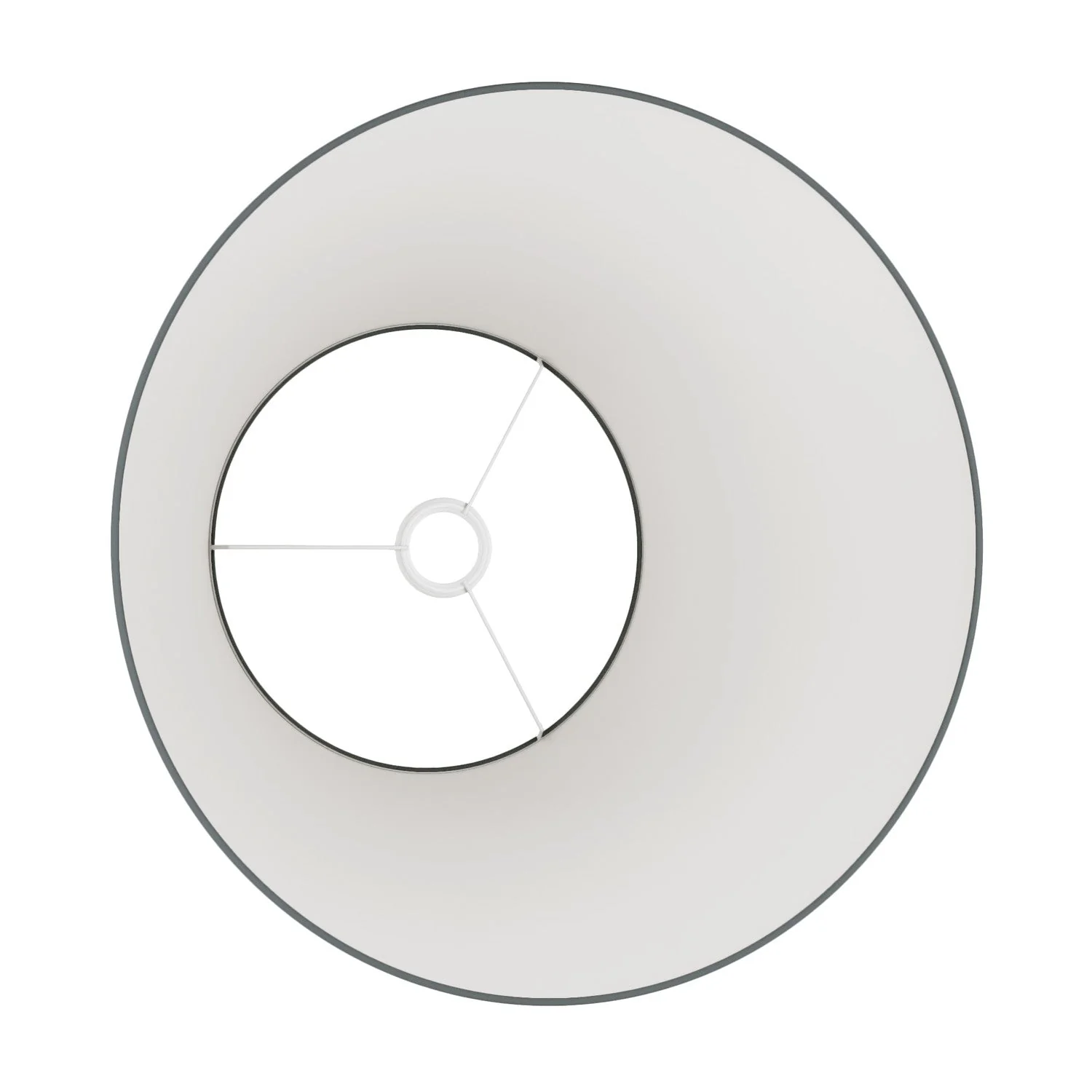 Impero Lampshade L for pendant with E27 fitting - Made in Italy - Dark Gray Cotton - Image 3