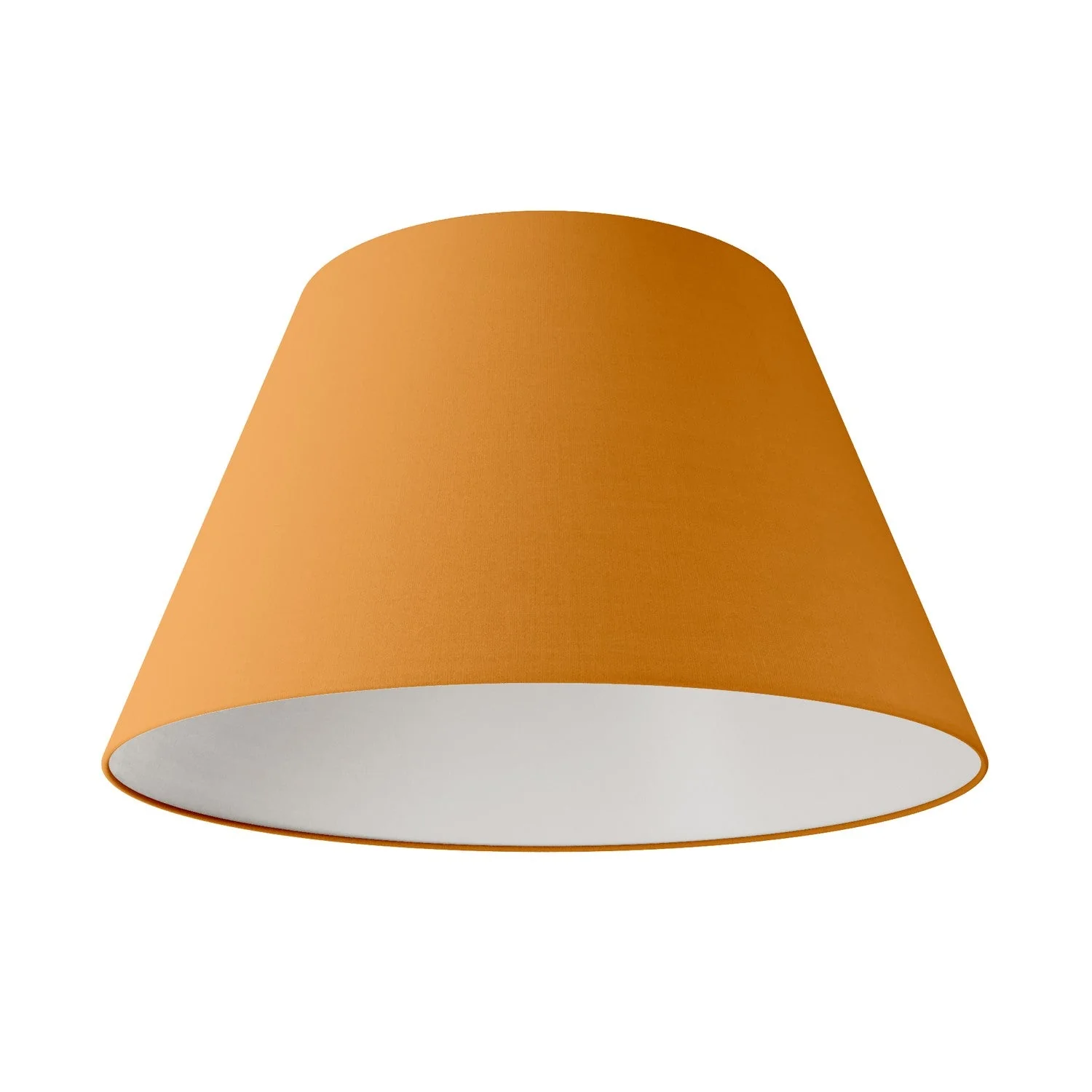 Impero Lampshade L for pendant light with E27 fitting - Made in Italy - Mandarino Fabric