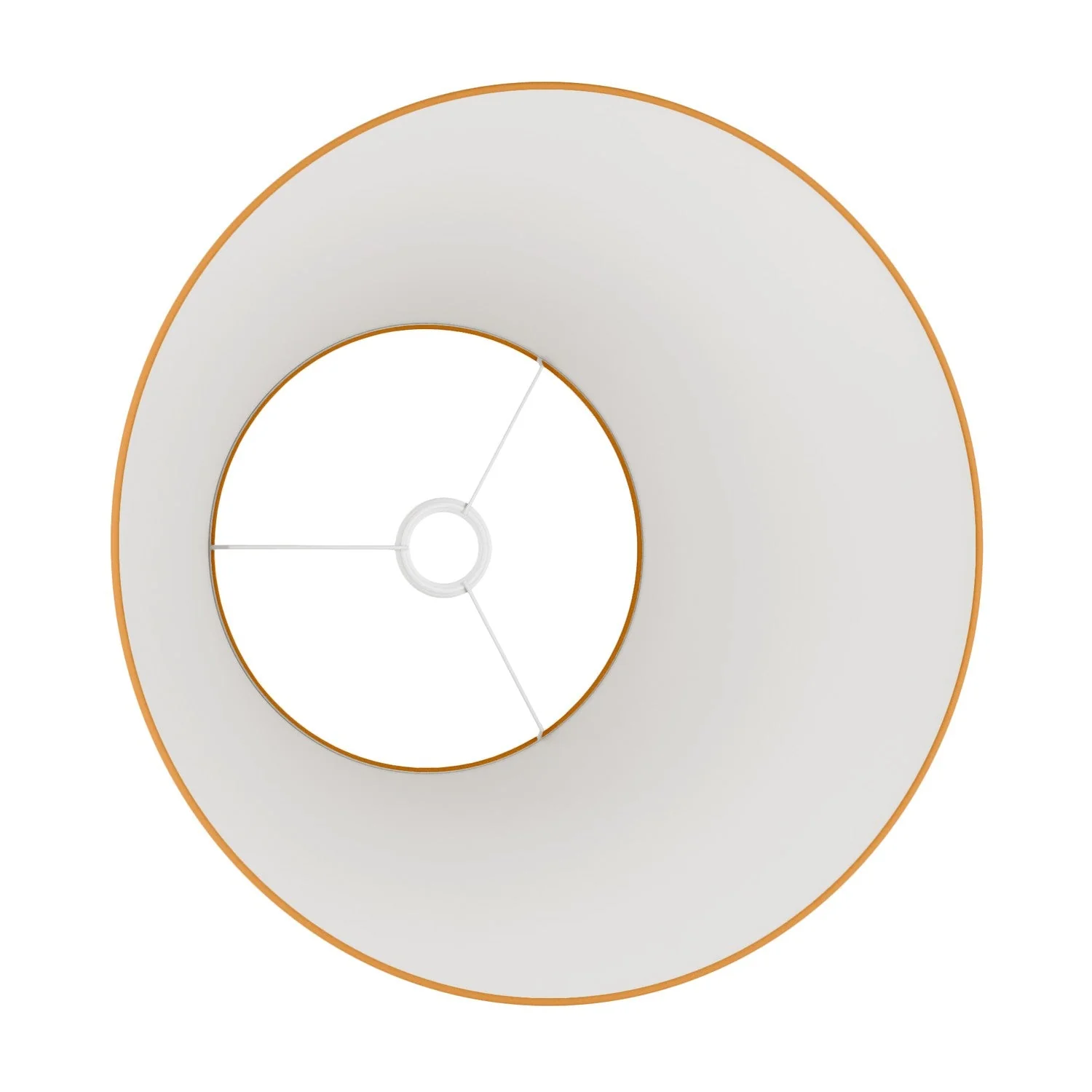 Impero Lampshade L for pendant light with E27 fitting - Made in Italy - Mandarino Fabric - Image 3