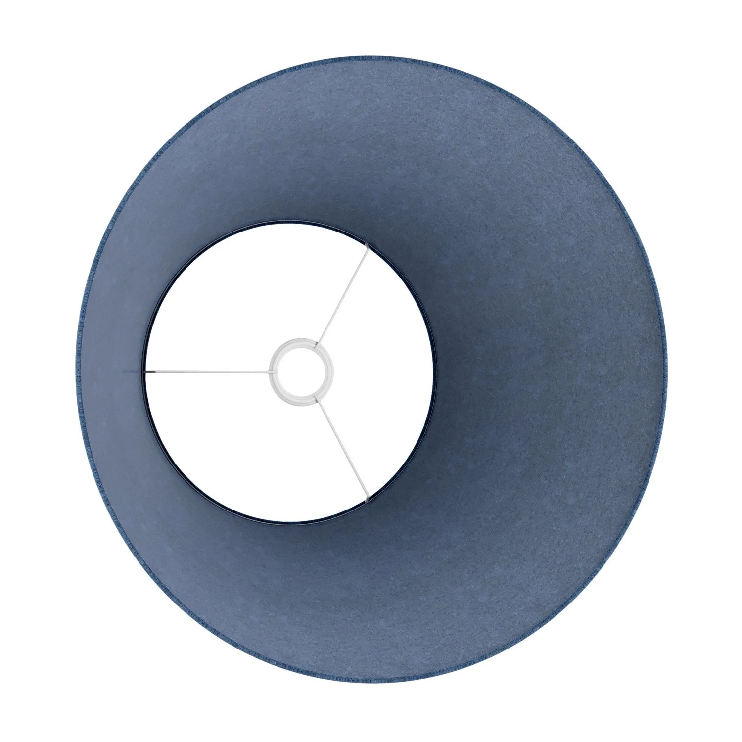 Impero L lampshade for pendant light with E27 fitting - Made in Italy - Blue Wool - Image 3