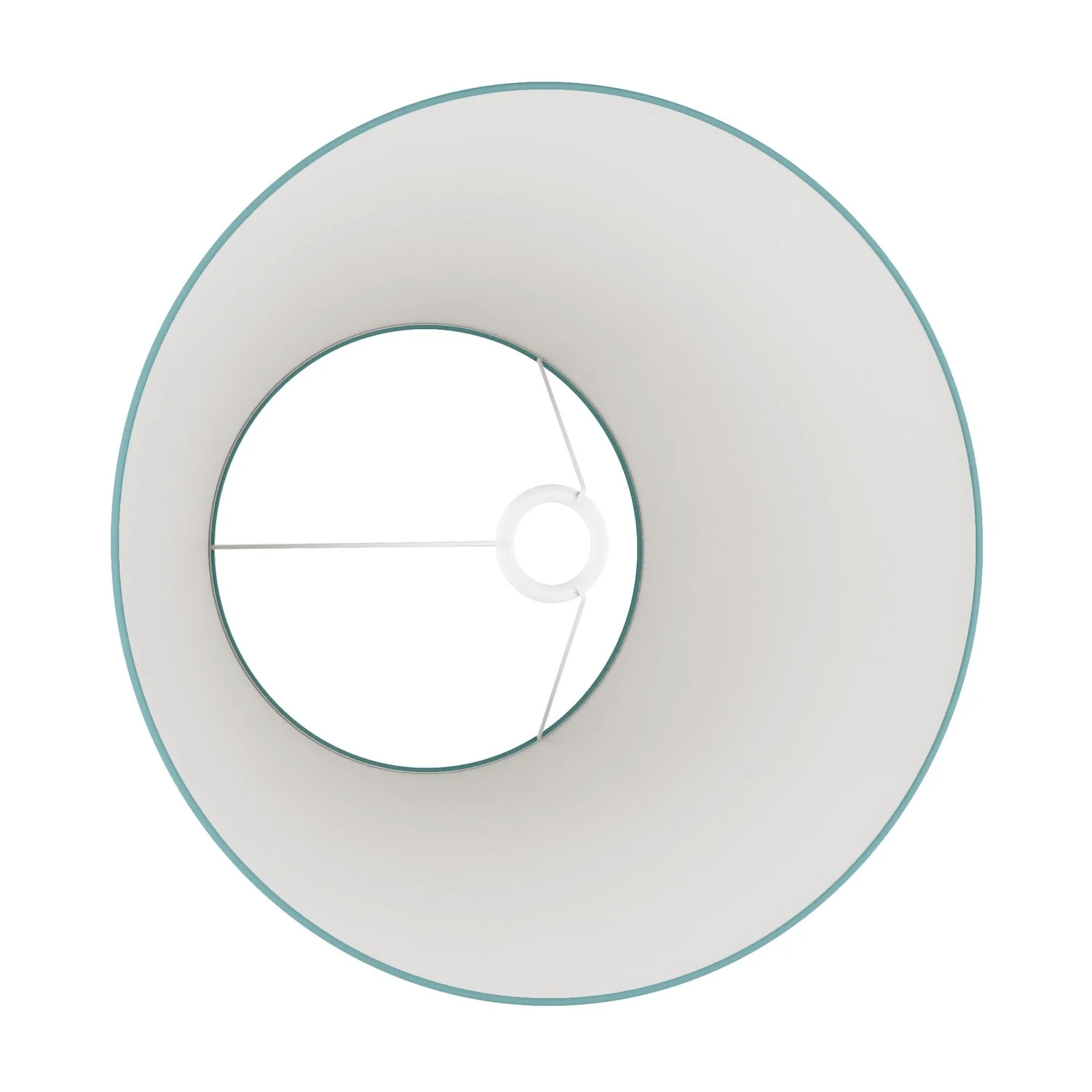 Impero L Lampshade for table lamp or wall sconce with E27 fitting - Made in Italy - Light Green Dubbio Canvas - Image 3