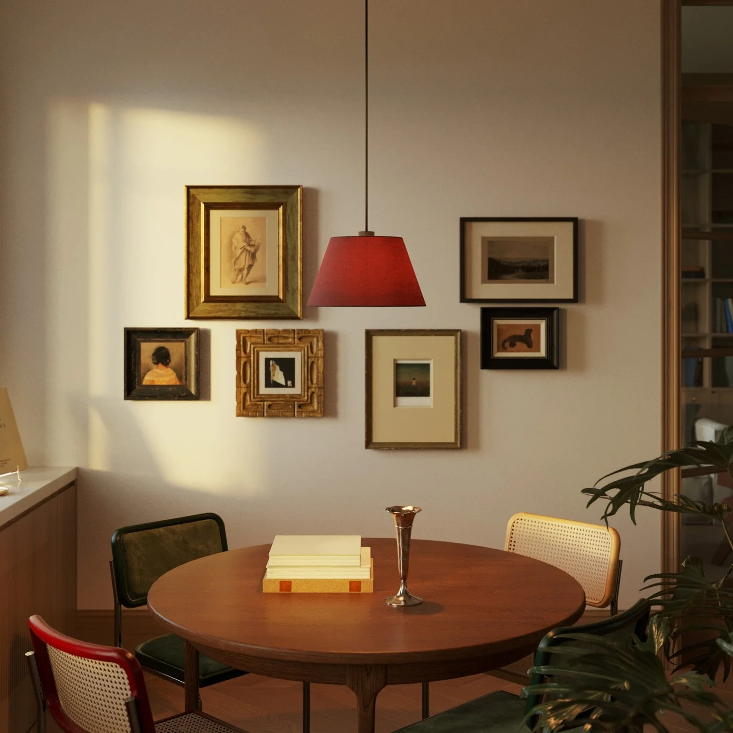 Impero M Lampshade for pendant light with E27 fitting - Made in Italy - Arenal Bordeaux - Image 2