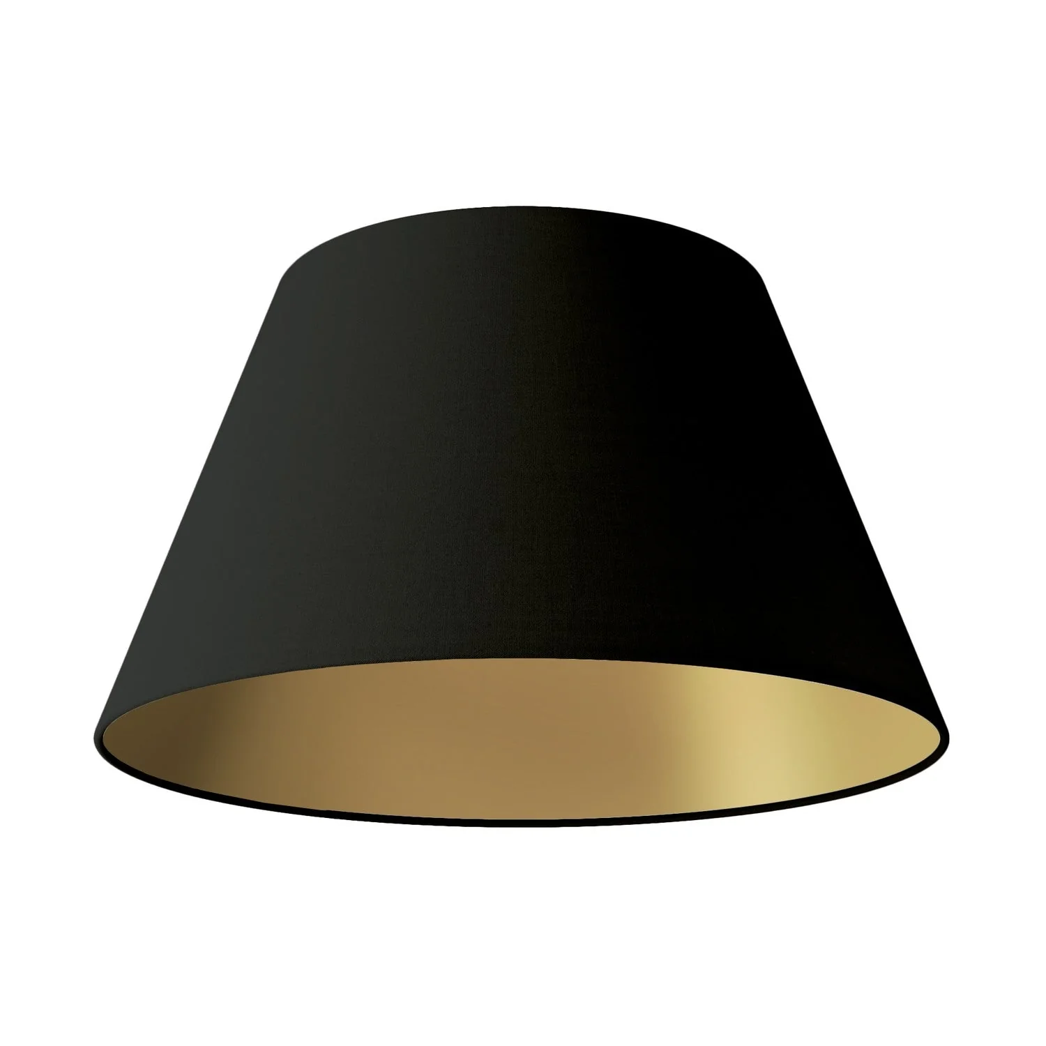 Impero M Lampshade for pendant with E27 fitting - Made in Italy - Black/Gold