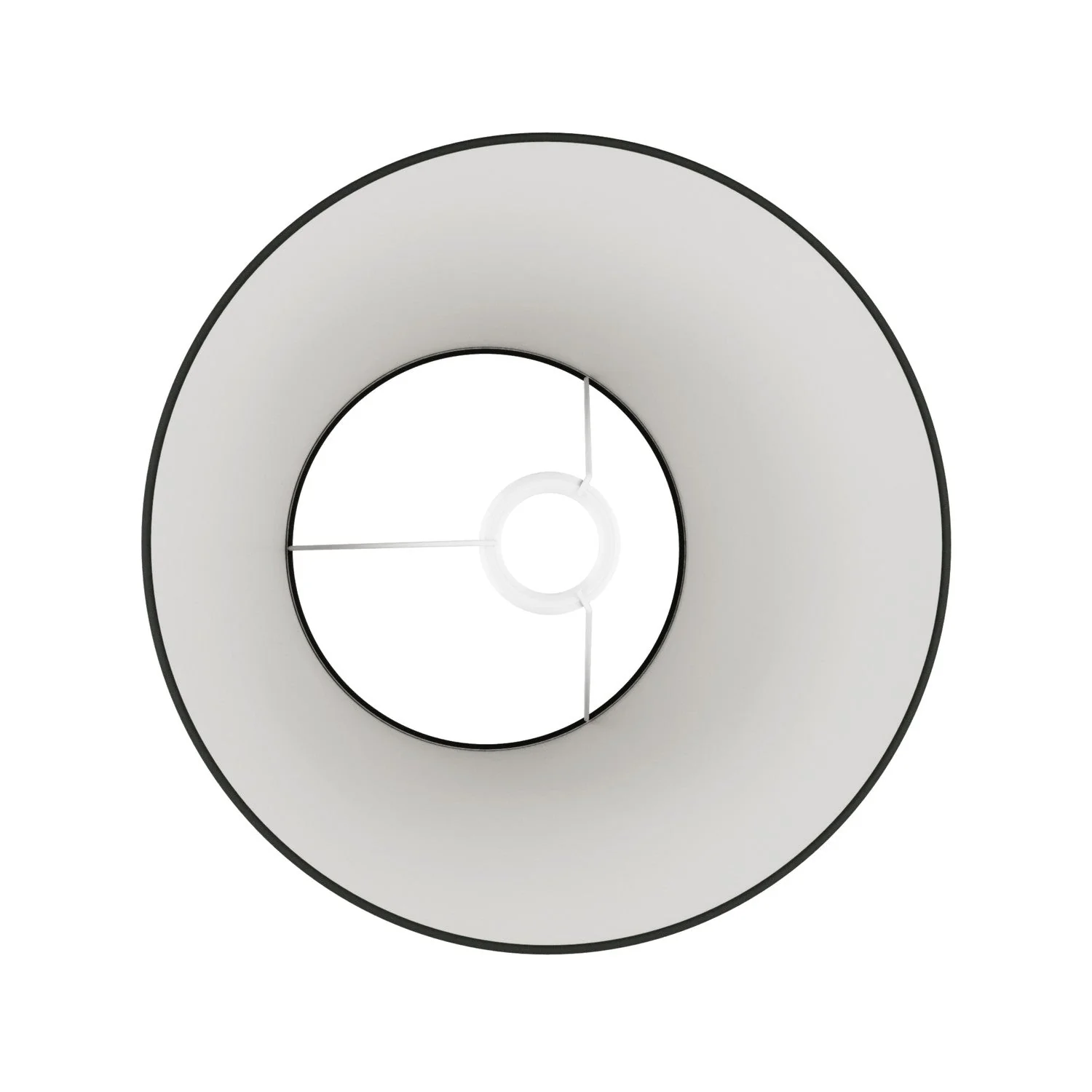 Impero M lampshade in fabric for floor lamp with E27 fitting - Made in Italy - Anthracite Fabric - Image 3