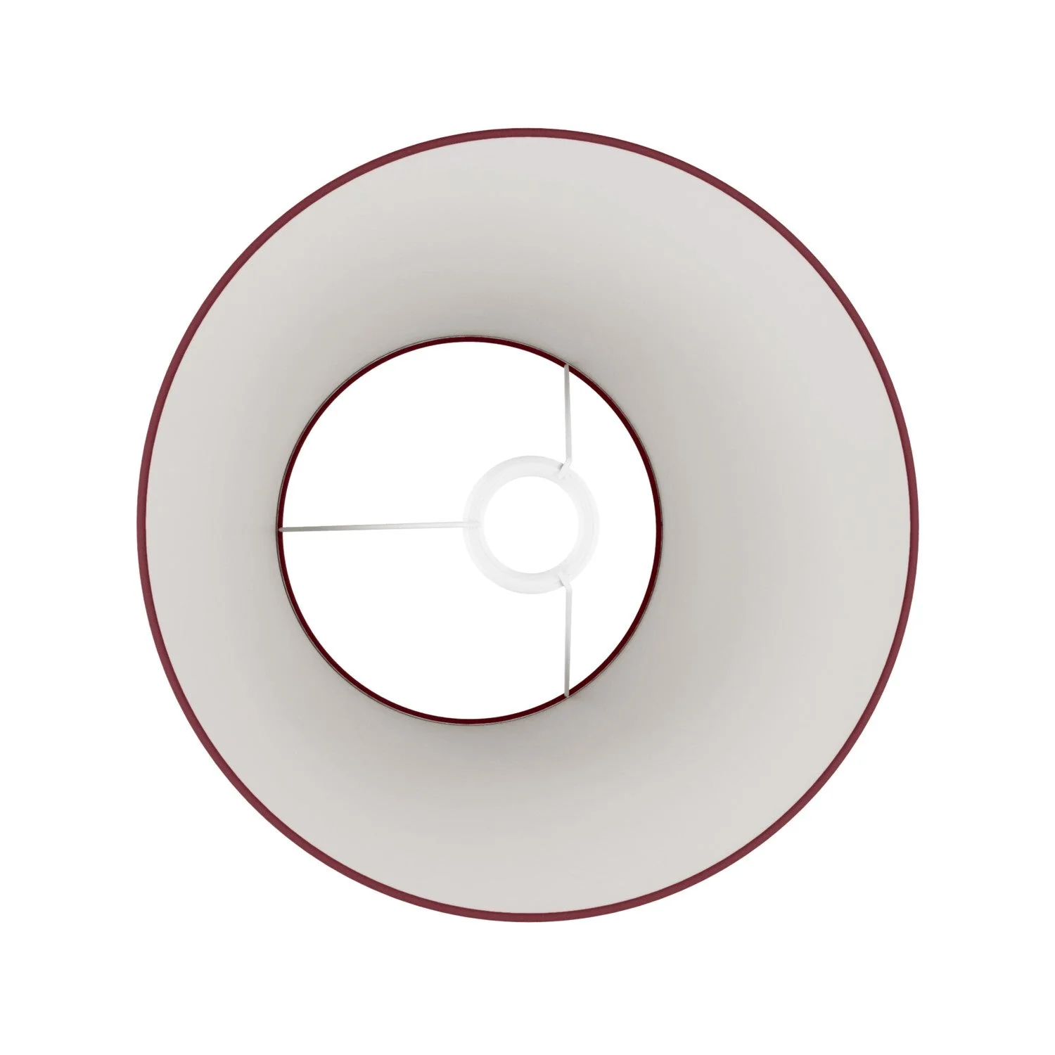 Impero Lampshade M in fabric for floor lamp with E27 fitting - Made in Italy - Arenal Bordeaux - Image 3
