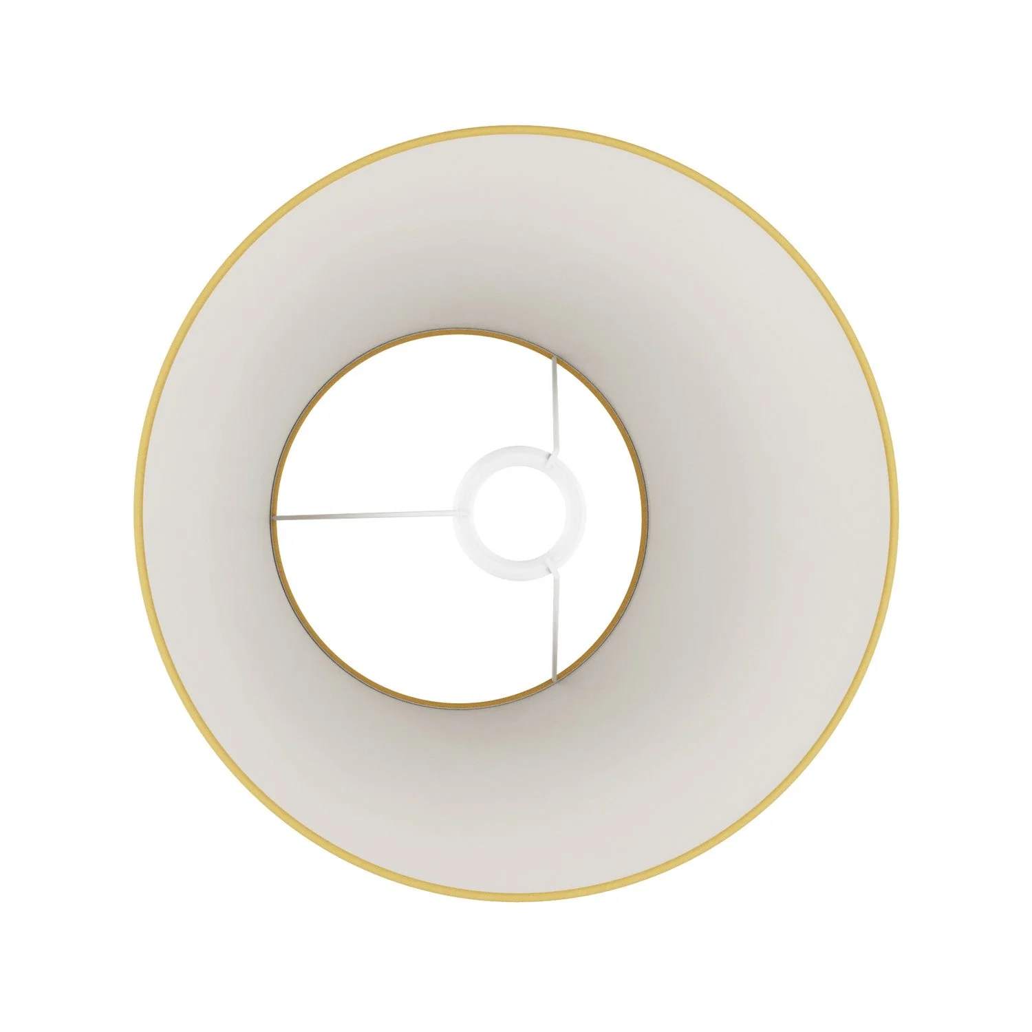 Impero Lampshade M in fabric for floor lamp with E27 fitting - Made in Italy - Arenal Gold - Image 3