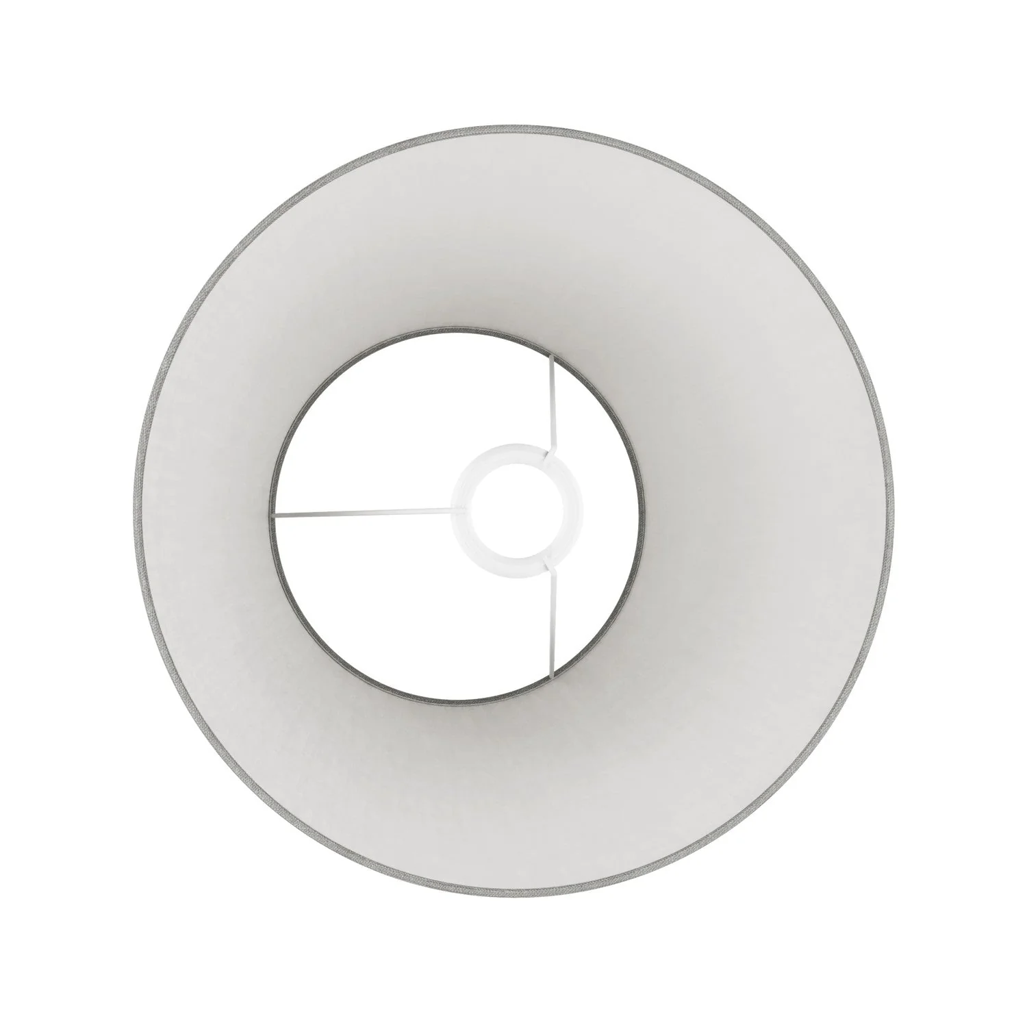 Impero M Lampshade in fabric for floor lamp with E27 socket - Made in Italy - Camelot Gray - Image 3