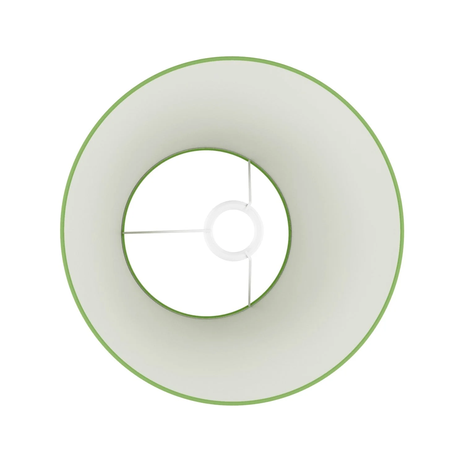 Impero M Lampshade in fabric for floor lamp with E27 fitting - Made in Italy - Pistachio Green Cinette - Image 3