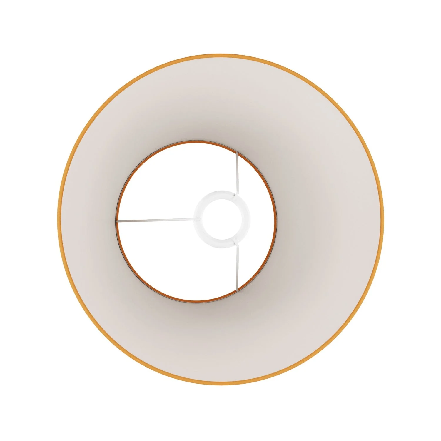 Impero Lampshade M in fabric for floor lamp with E27 fitting - Made in Italy - Teletta Mandarin - Image 3