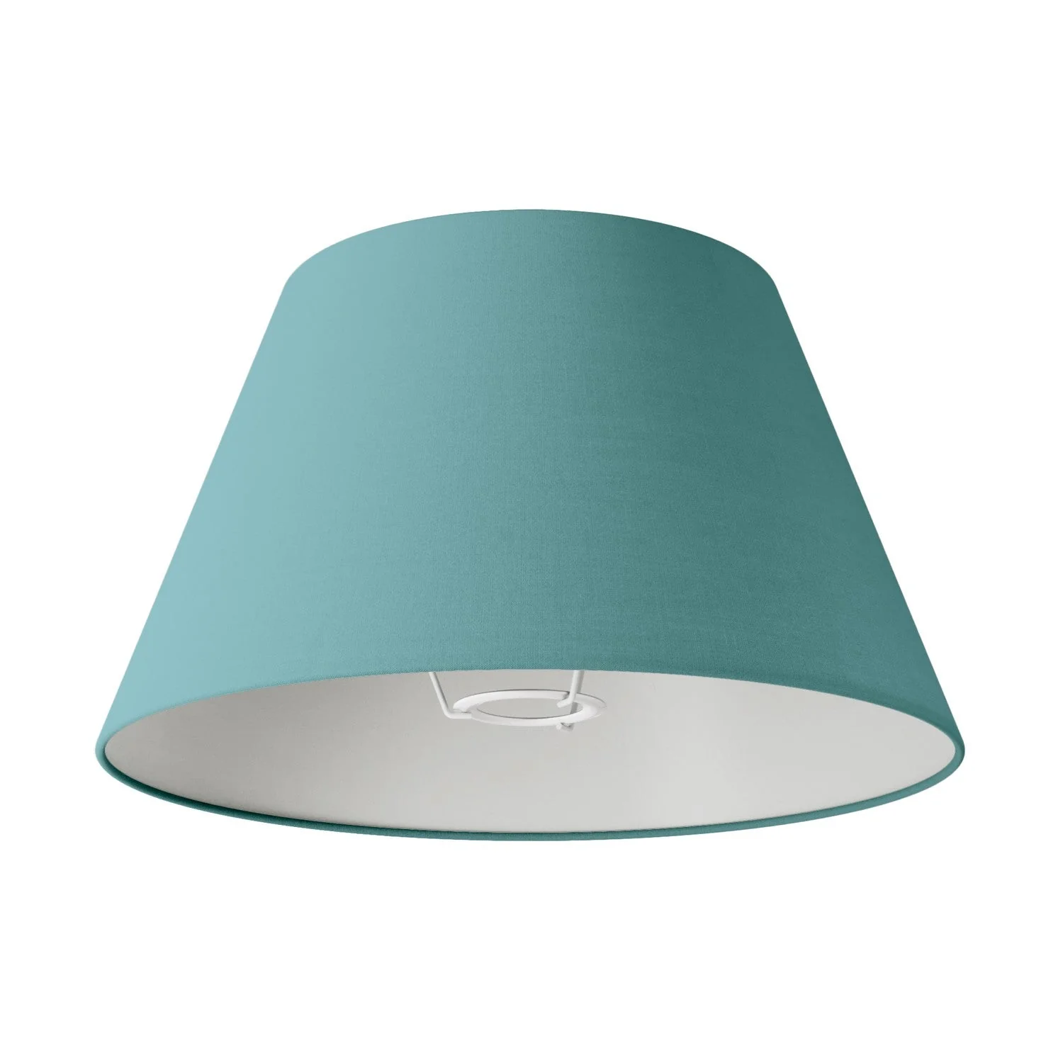 Impero Lampshade M in fabric for floor lamp with E27 fitting - Made in Italy - Doubt Green Teletta