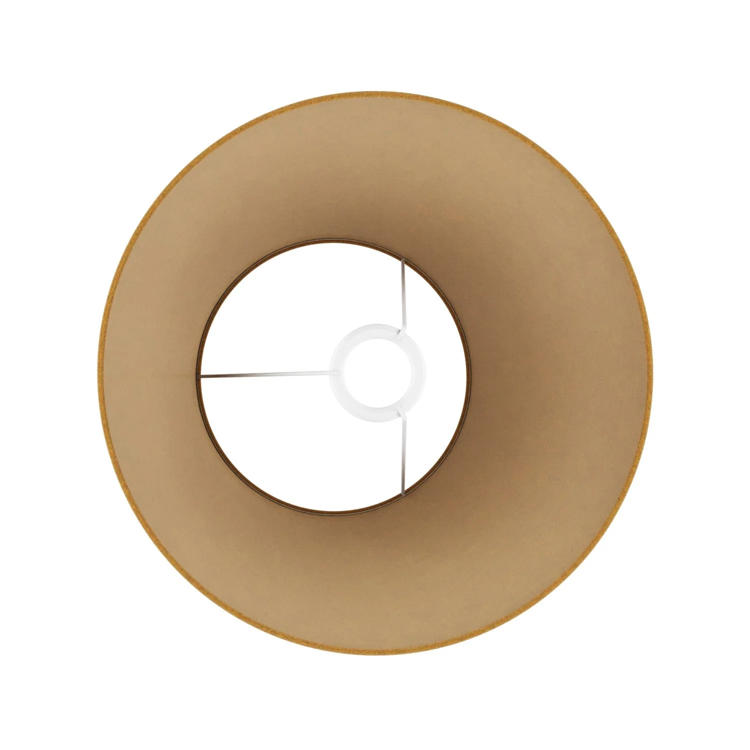 Impero M Lampshade in fabric for floor lamp with E27 fitting - Made in Italy - Mustard Wool - Image 3