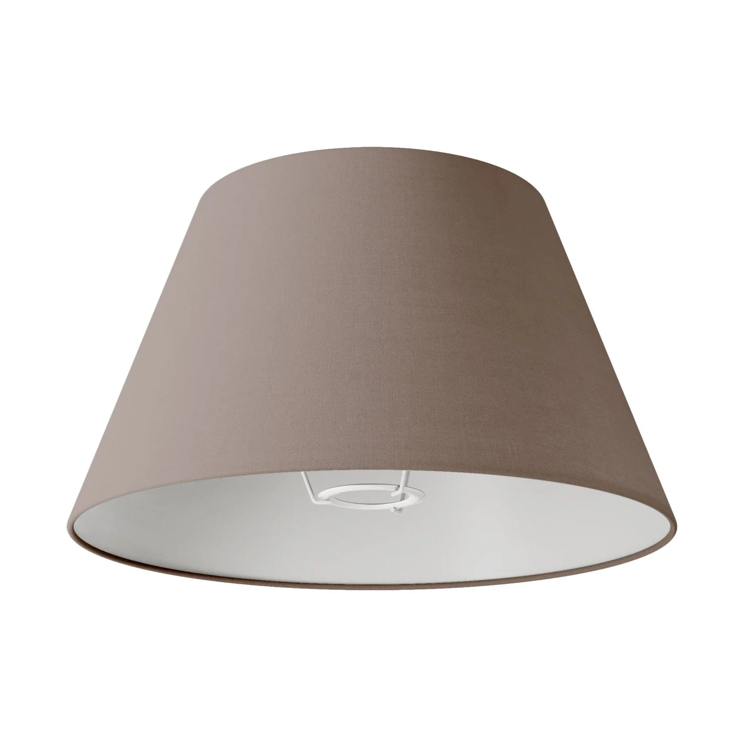 Lampshade Impero M in fabric for floor lamp with E27 fitting - Made in Italy - Arenal Ash