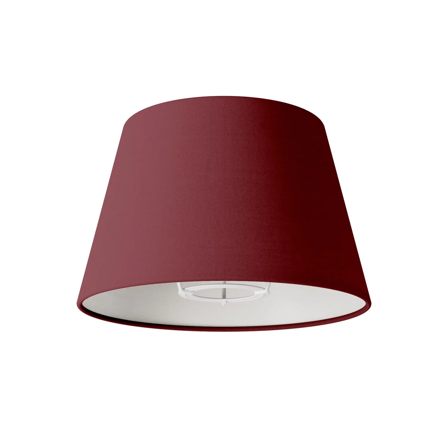 Impero Lampshade S with E27 fitting for table lamp or wall light - Made in Italy - Arenal Bordeaux