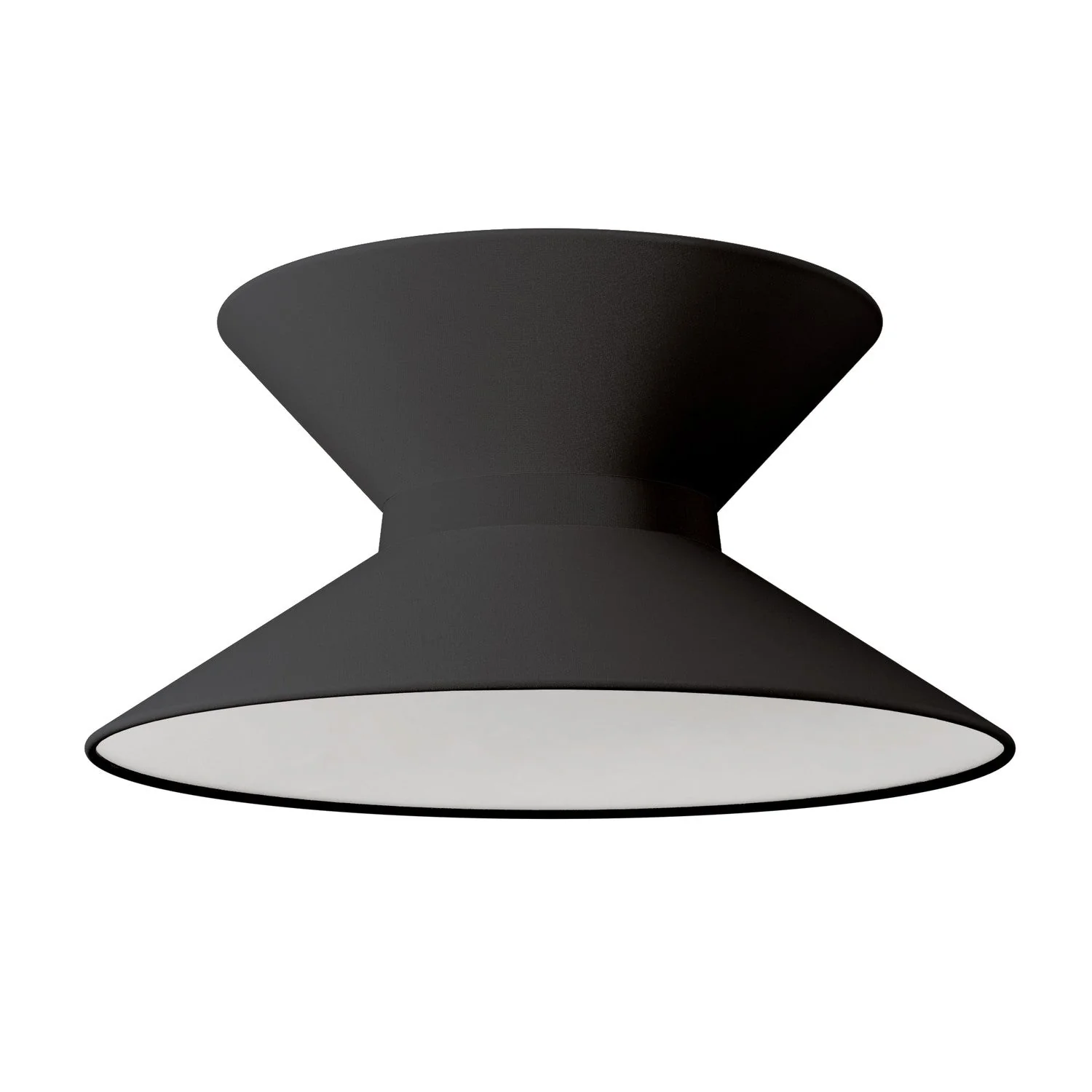 Clessidra fabric lampshade in anthracite Teletta - Made in Italy - Image 10