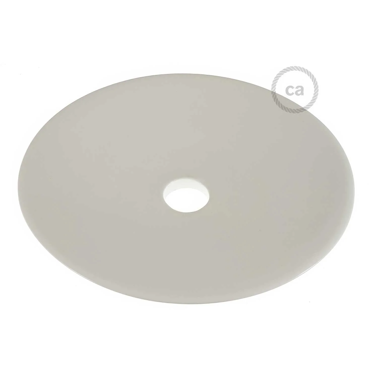 Flat ceramic lampshade for pendant light - Made in Italy - Corten effect - Image 4