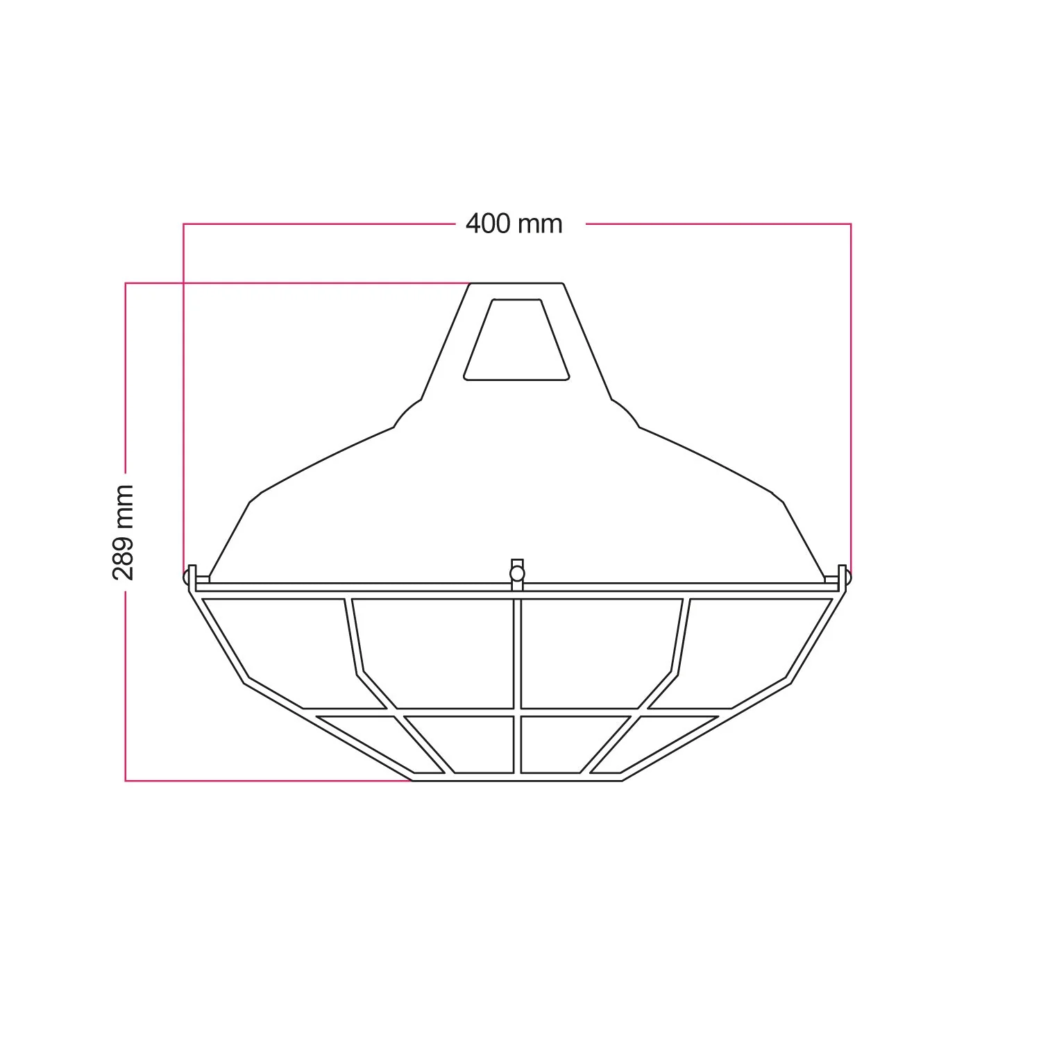 Harbour lampshade with metal cage - Green - Image 3