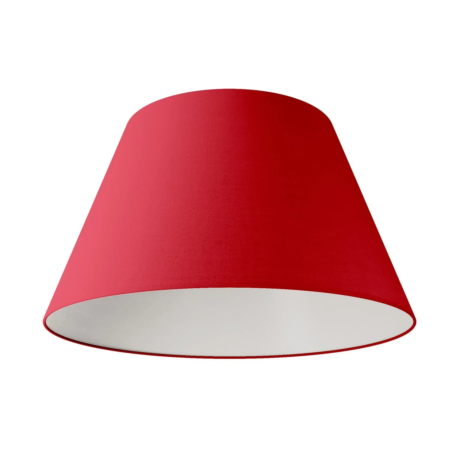 Impero L Lampshade for pendant with E27 fitting - Made in Italy - Red Cotton