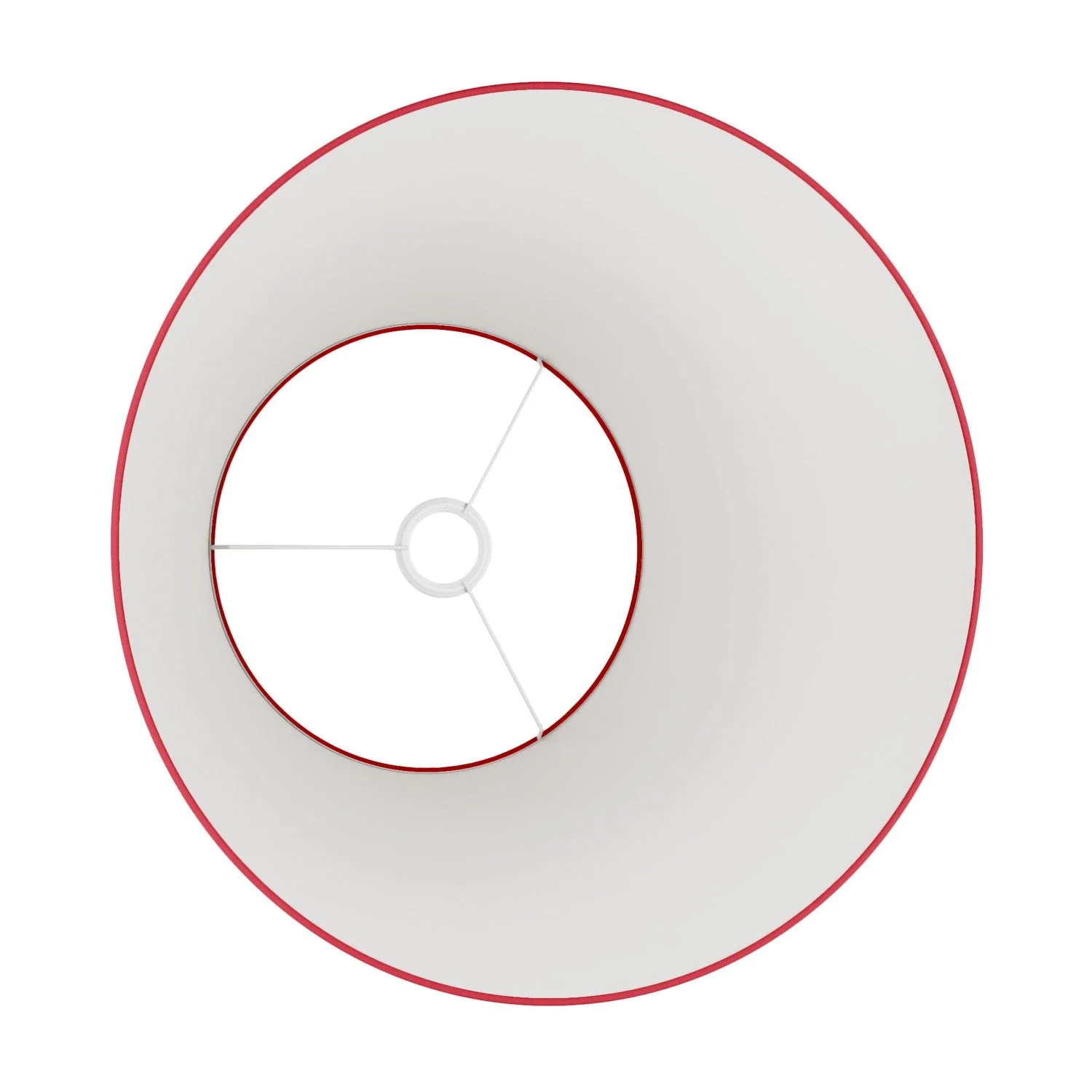 Impero L Lampshade for pendant with E27 fitting - Made in Italy - Red Cotton - Image 3
