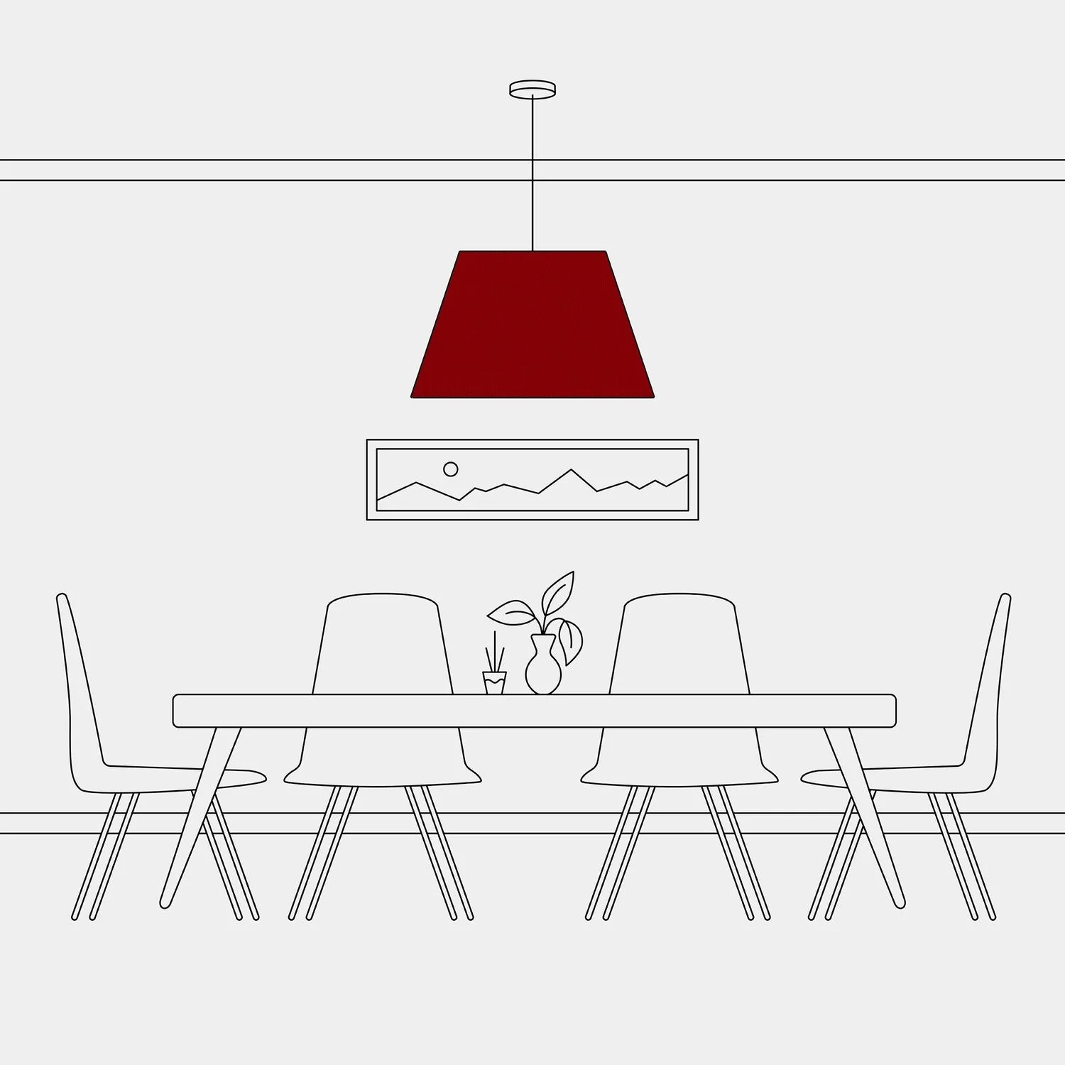 Impero L Lampshade for pendant with E27 fitting - Made in Italy - Lobster Wool - Image 5