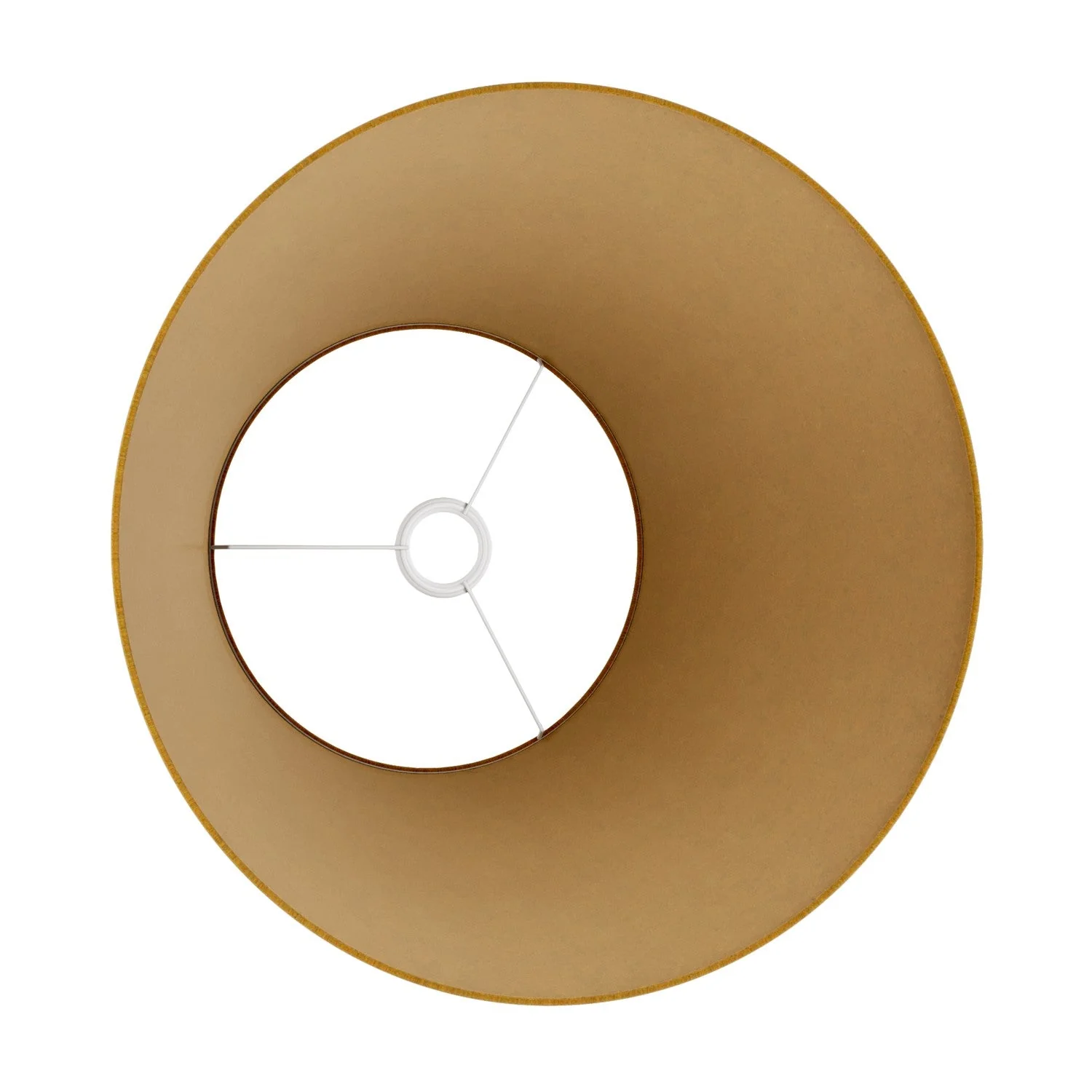 Impero L Lampshade for pendant light with E27 fitting - Made in Italy - Mustard Wool - Image 3