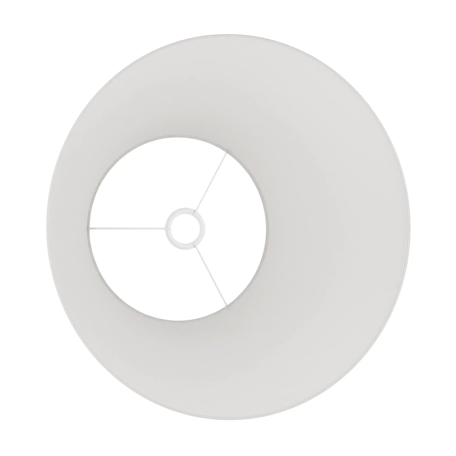 Empire Lampshade L for pendant with E27 fitting - Made in Italy - Raw Linen - Image 3