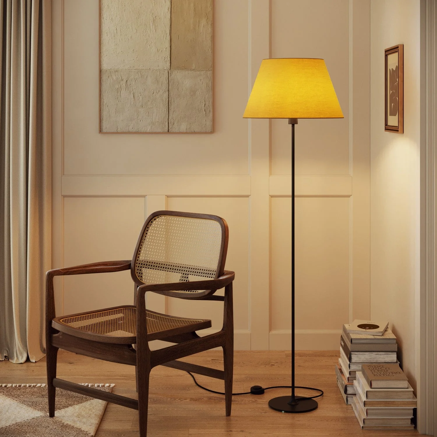 Impero L Lampshade for table lamp or wall sconce with E27 fitting - Made in Italy - Arenal Gold - Image 2